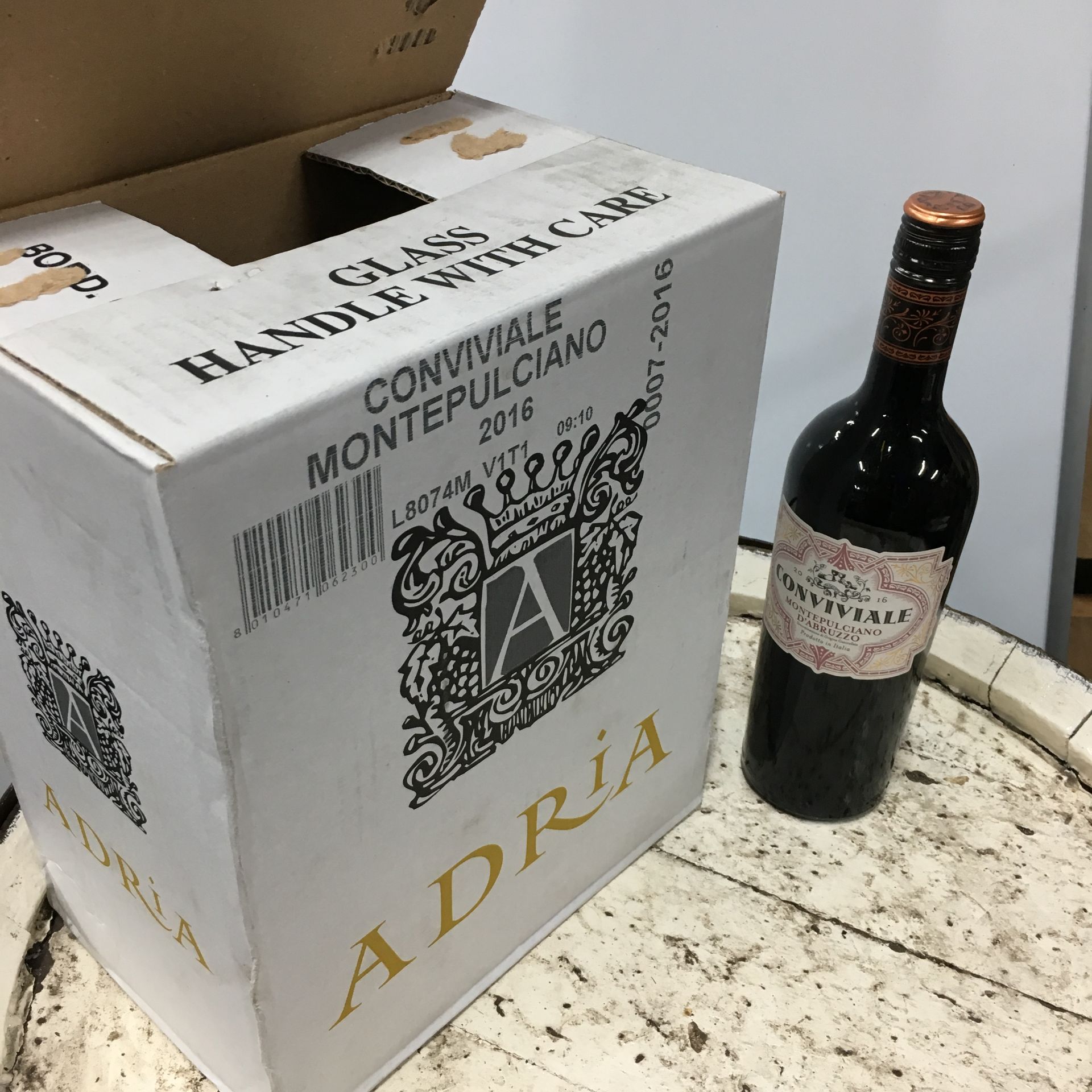 18 x 75cl Bottles of Conviviale Montepulciano D'Abruzzo 2016