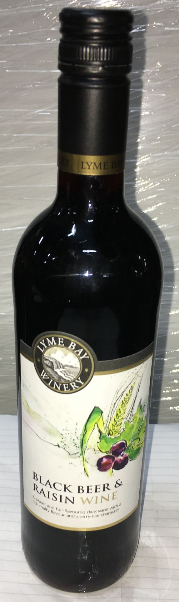 22 x 75cl Bottles Of Blackbeer & Raisin Wine by Lyme Bay - Bild 2 aus 2