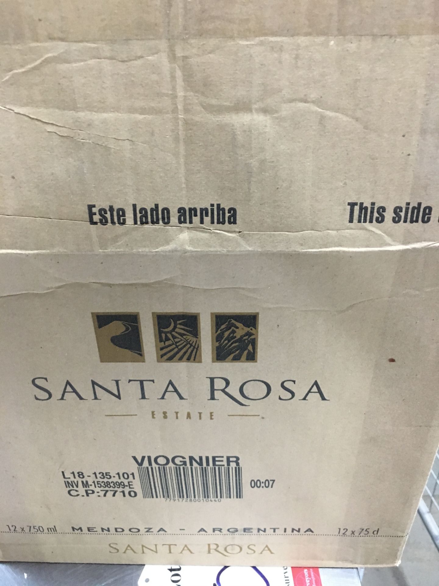 12 x 75cl Bottles of Santa Rosa Viognier 2017 | RRP £8.26 per bottle - Image 2 of 2