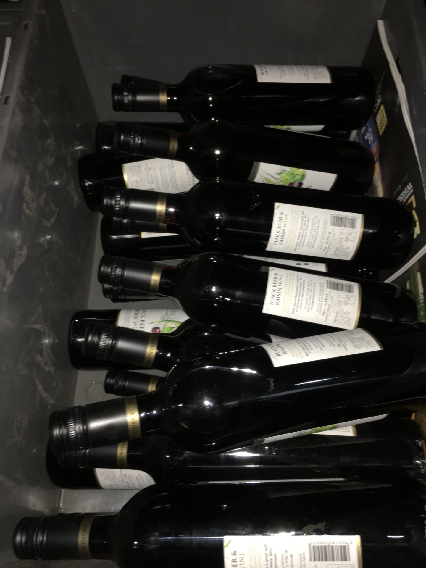 22 x 75cl Bottles Of Blackbeer & Raisin Wine by Lyme Bay