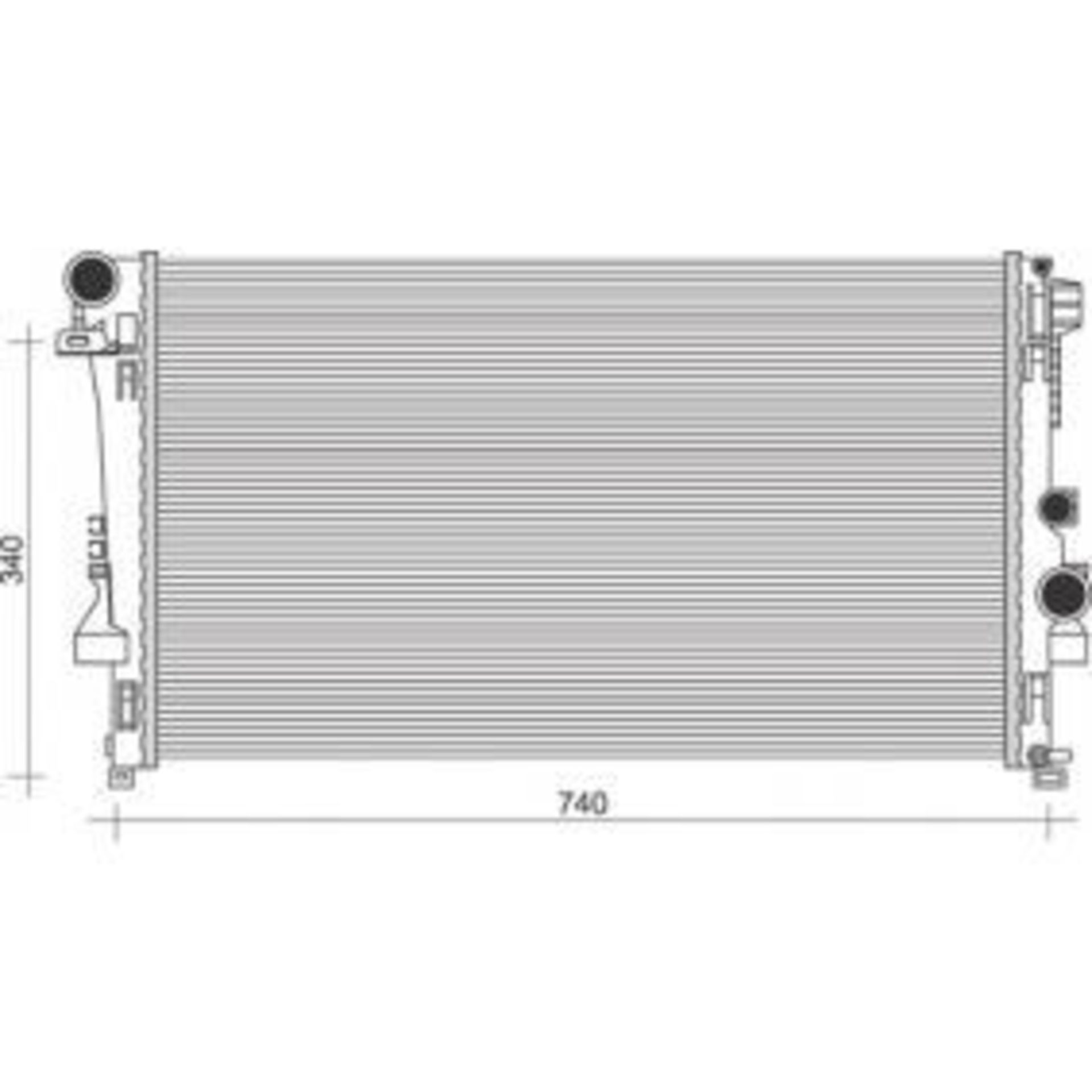 Magneti Marelli BM955 Engine Radiator