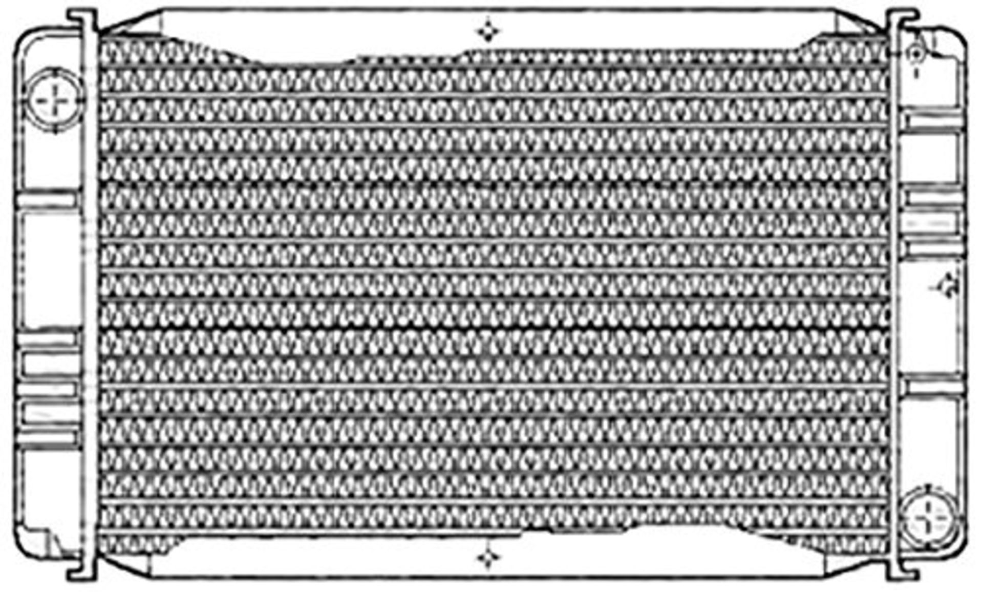 Magneti Marelli BM667 Engine Radiator