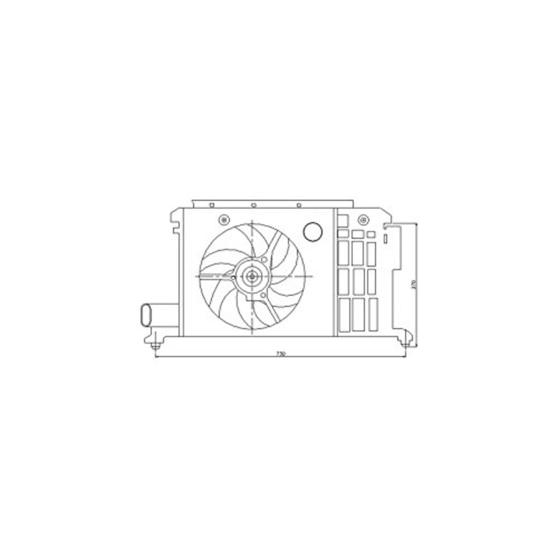 Nissens 85058 Fan, radiator