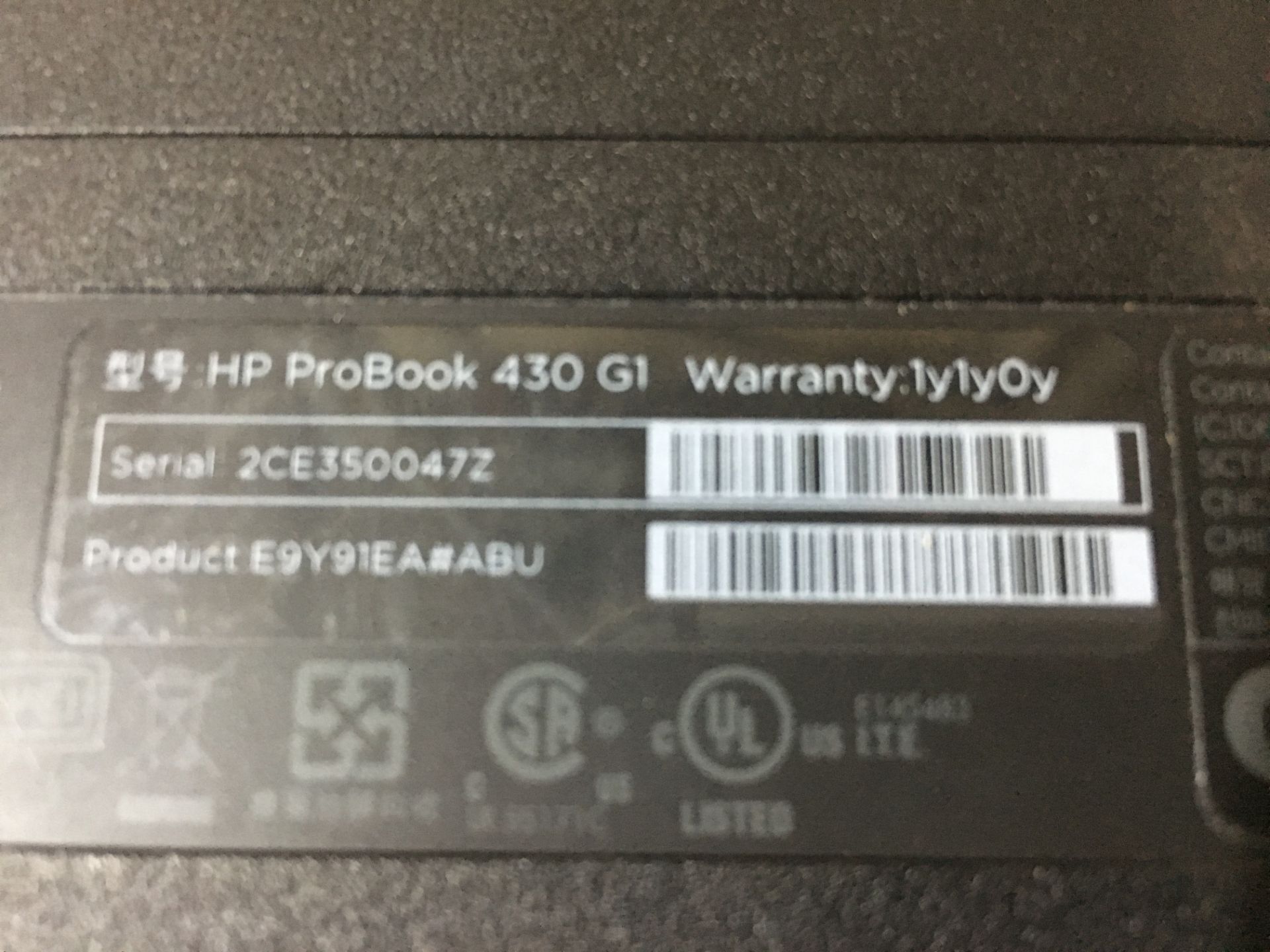 HP ProBook 430 G1 Laptop 13.5'' Intel Core i5-4200U 1.60GHz - Image 6 of 6