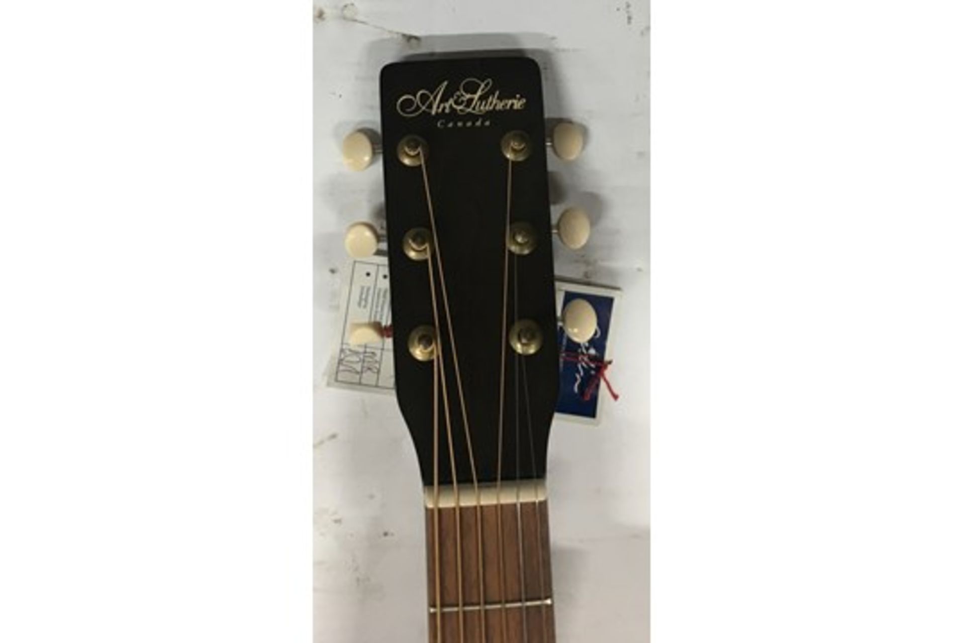 Art & Lutherie "Americana" Faded Black Acoustic Guitar - Image 3 of 3