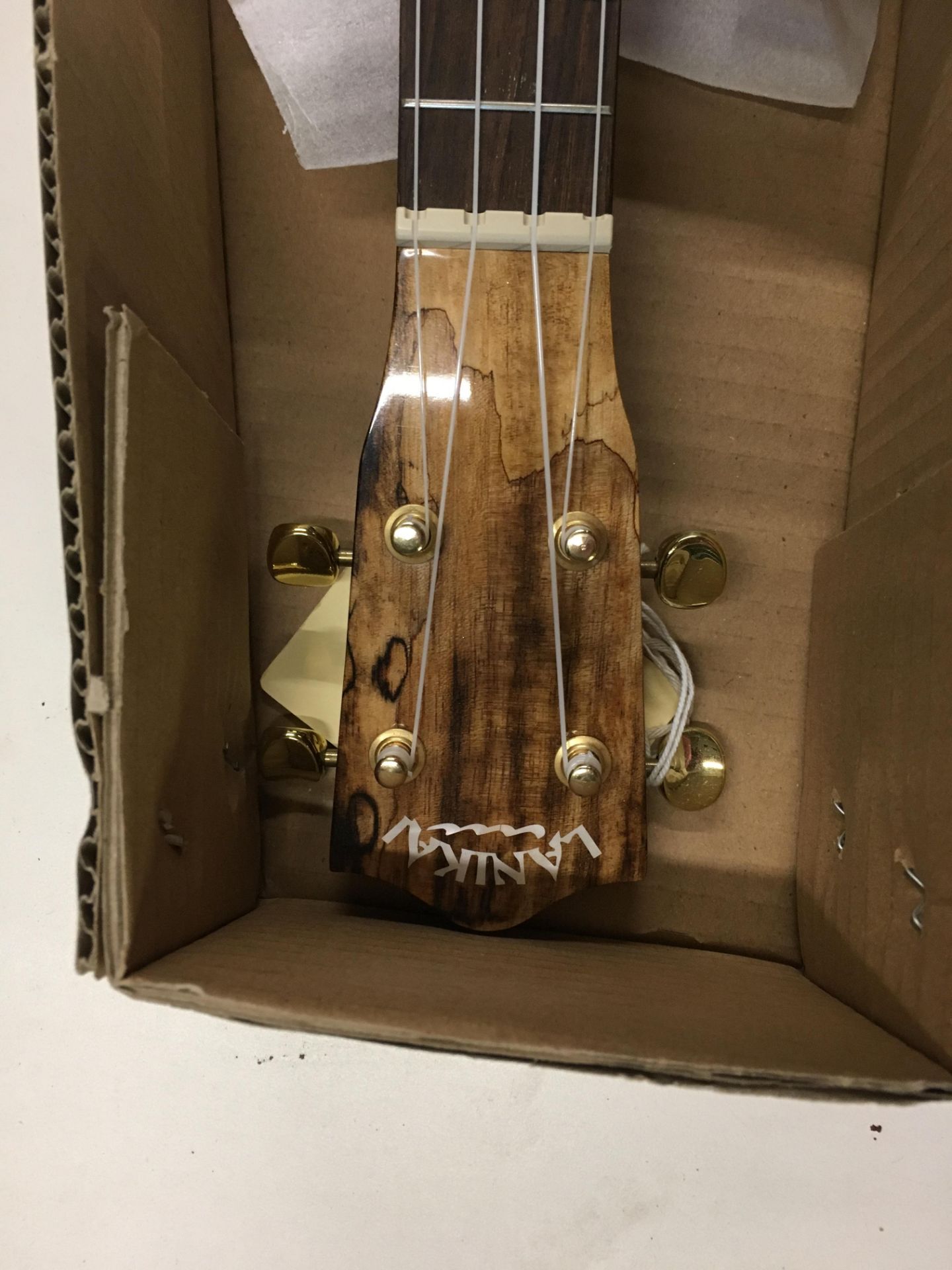 Solid Spalted Mango Top TunaUke Concert Ukulele - Image 2 of 2