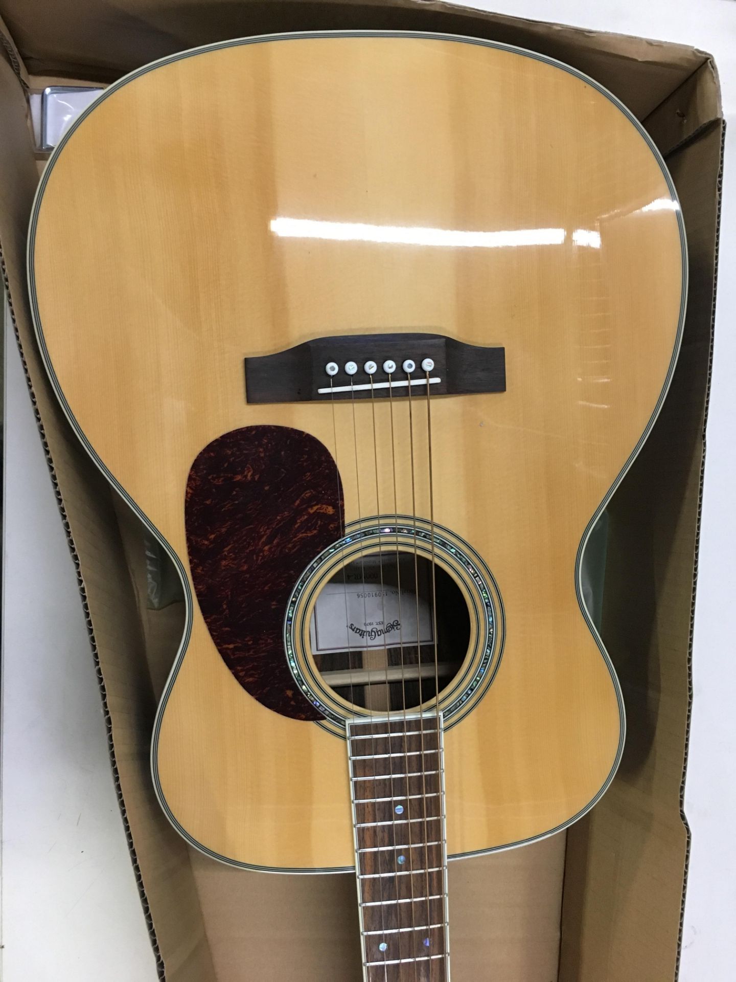 Sigma 6 String Acoustic Guitar - Image 2 of 3