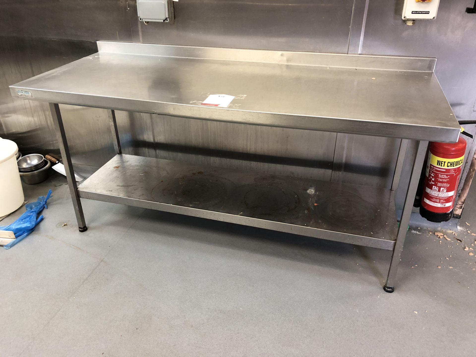 Stainless Steel Preparation Table w/ Undershelf