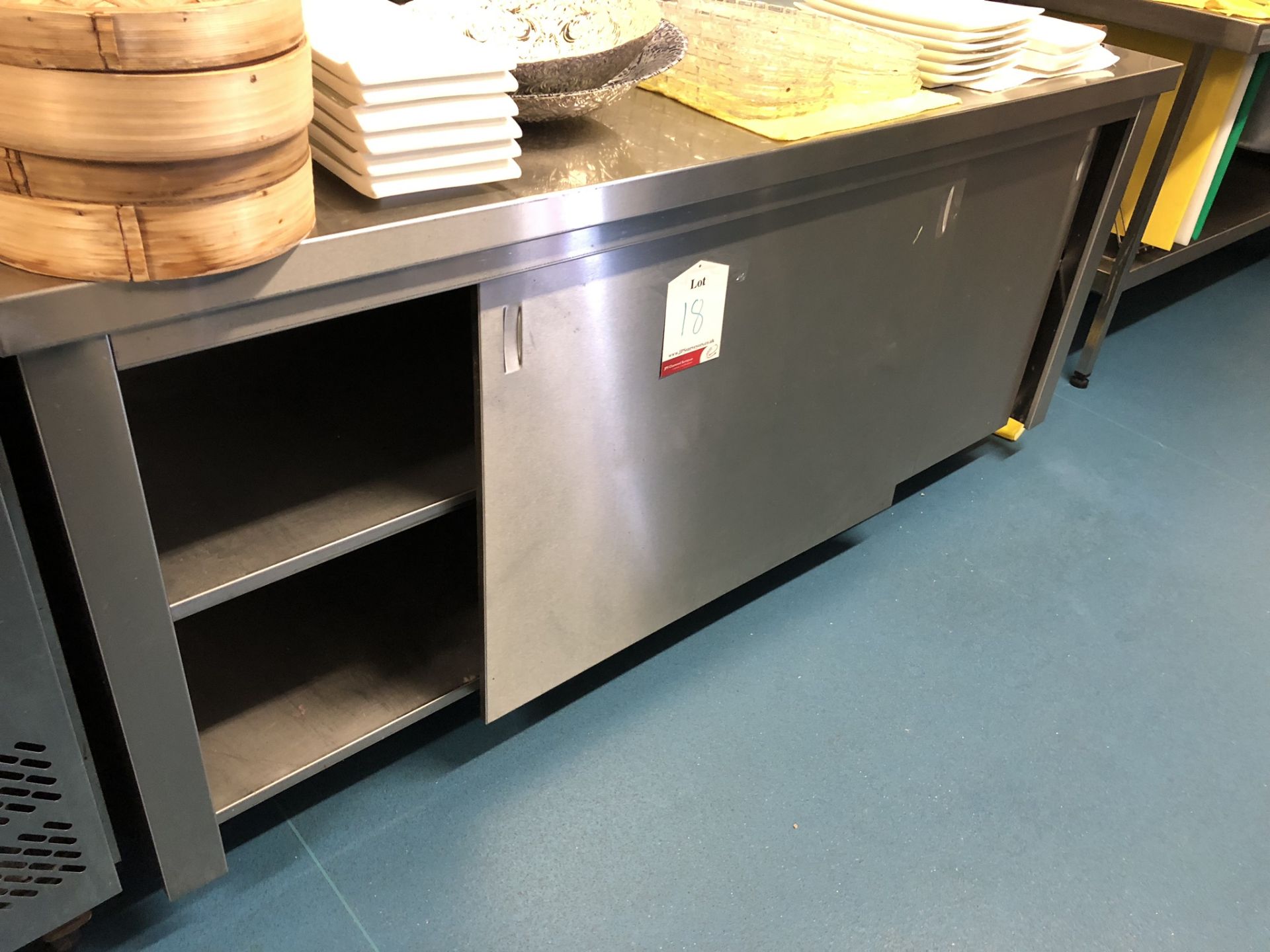 Stainless Steel 2 Door Preparation Unit - Image 2 of 2