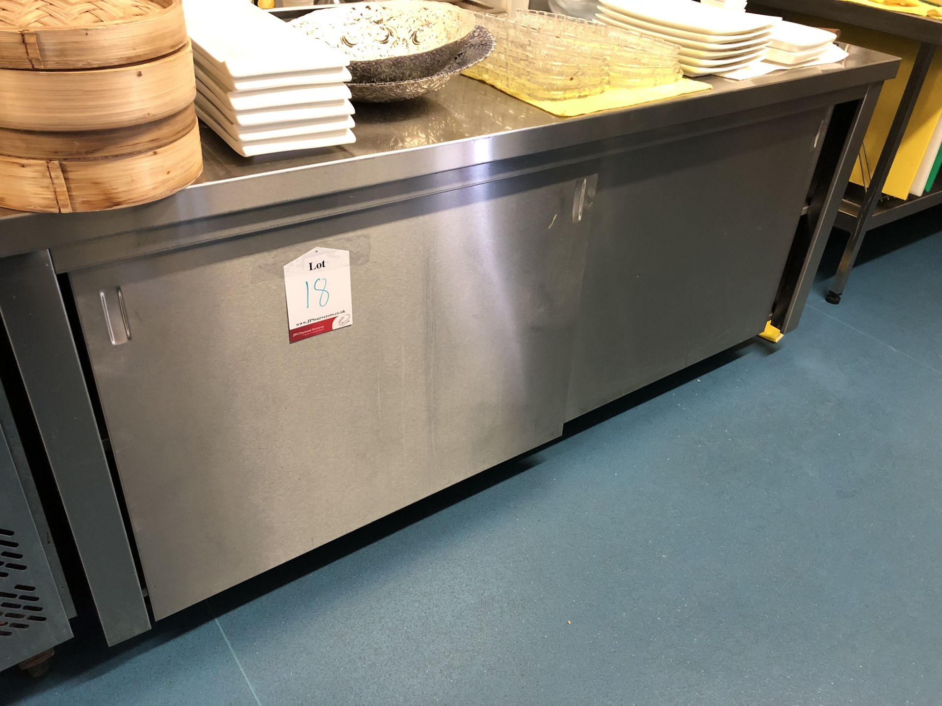 Stainless Steel 2 Door Preparation Unit