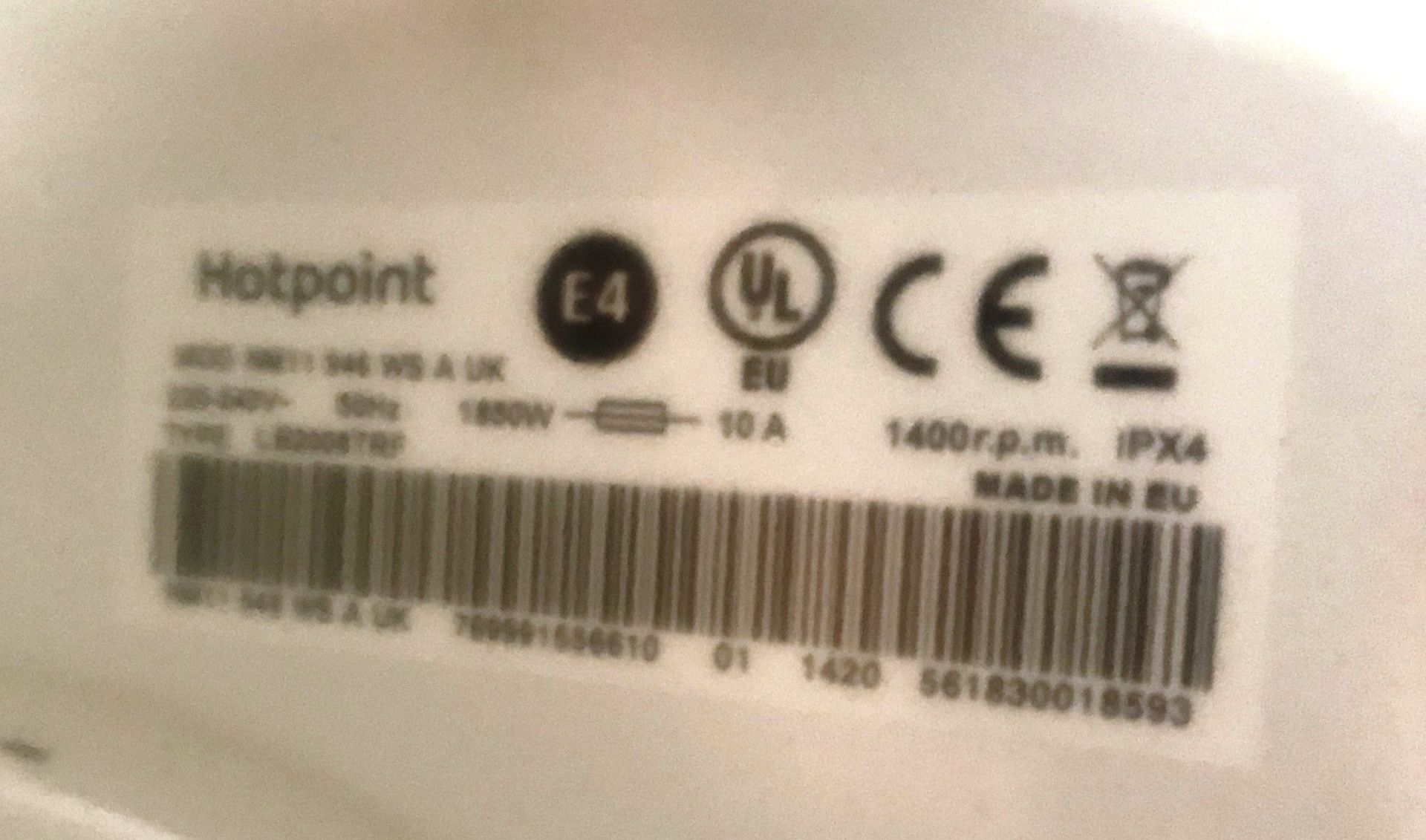 New Hotpoint NM11 946 WS A Washing Machine - White - RRP £329 - Image 4 of 5