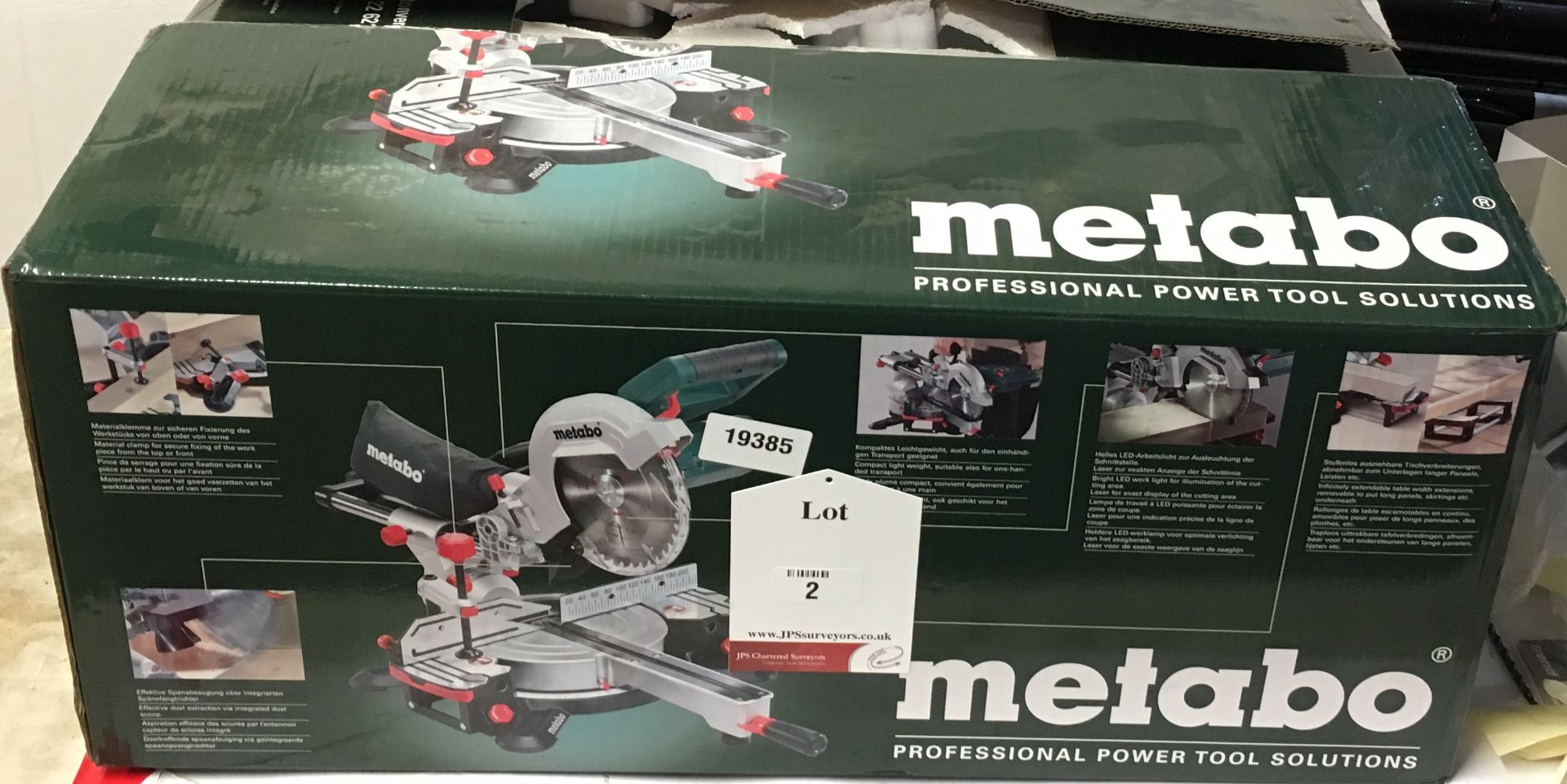 1 x Metabo KGS 216 M 110V Metabo KGS 216 M 110V Laser Slide Compound Mitre Saw -619260390 | EAN: 400 - Image 2 of 7