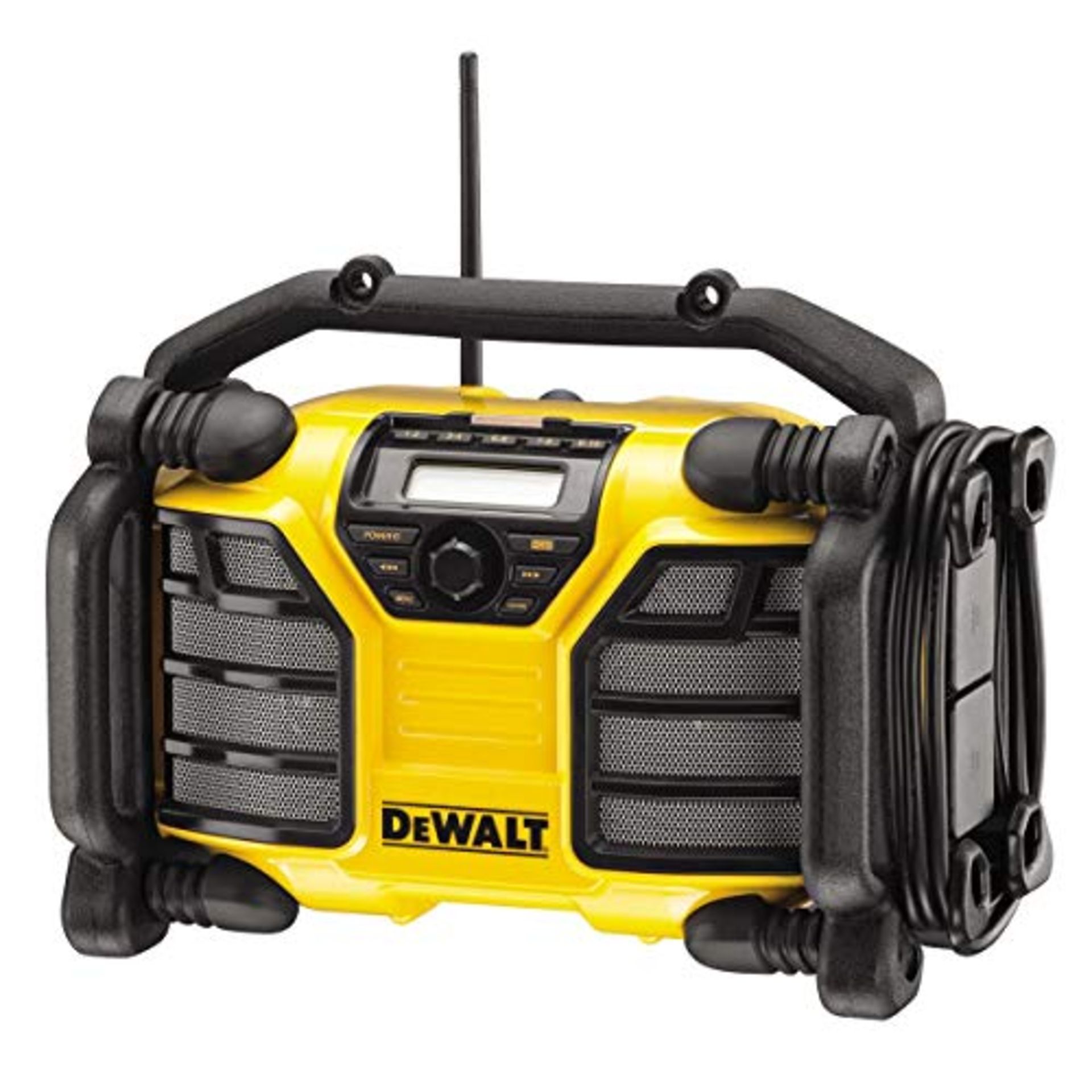 1 x Dewalt DCR017-QW DCR017 Site Radio with Charger Function XR-Li-Ion Battery or Mains Operated, 23 - Image 4 of 7