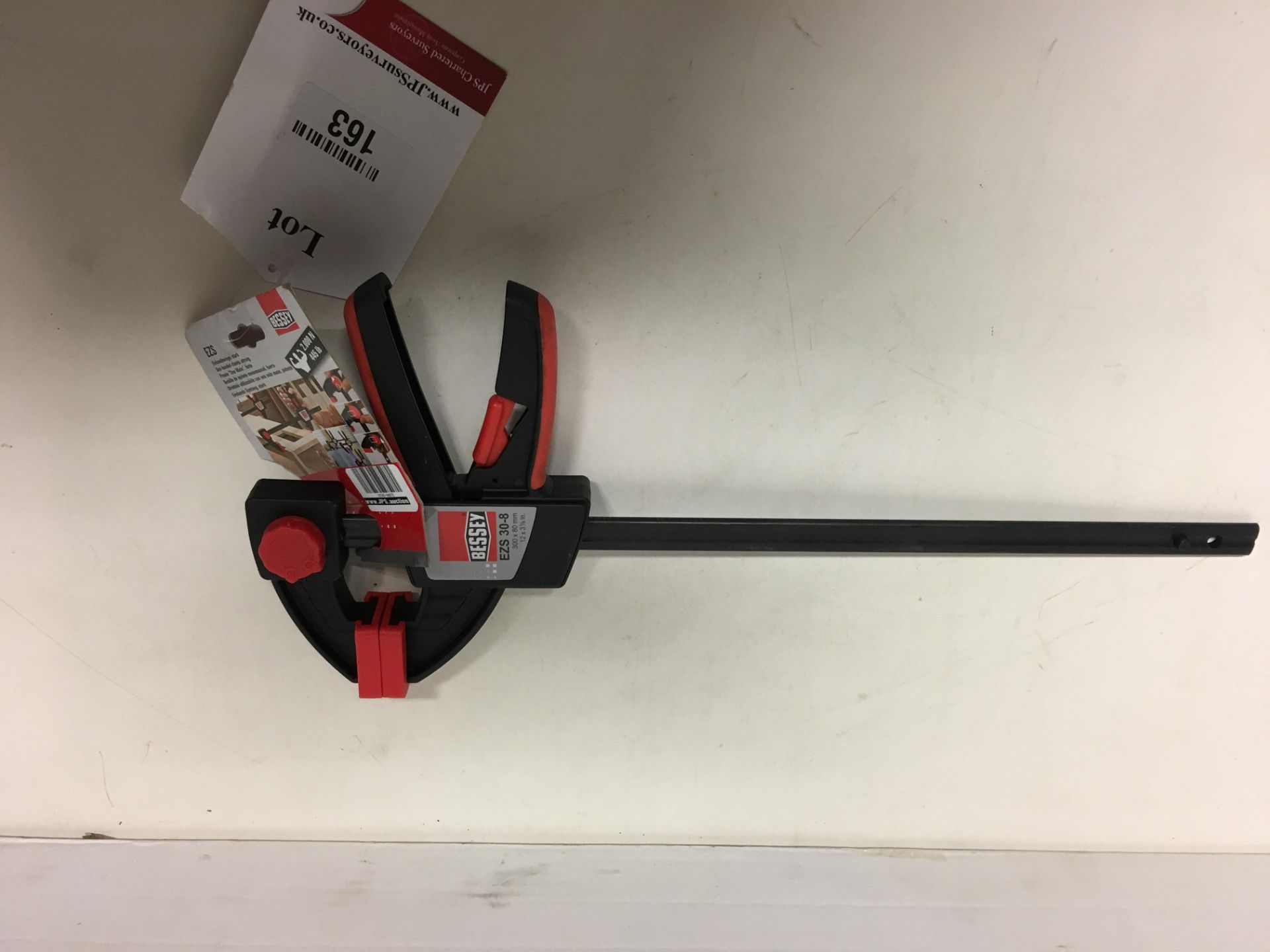 2 x BESSEY 300MM (12") ONE HANDLE CLAMP (EZS 30-8) | EAN: 4008158034591 788502200226 | RRP £40