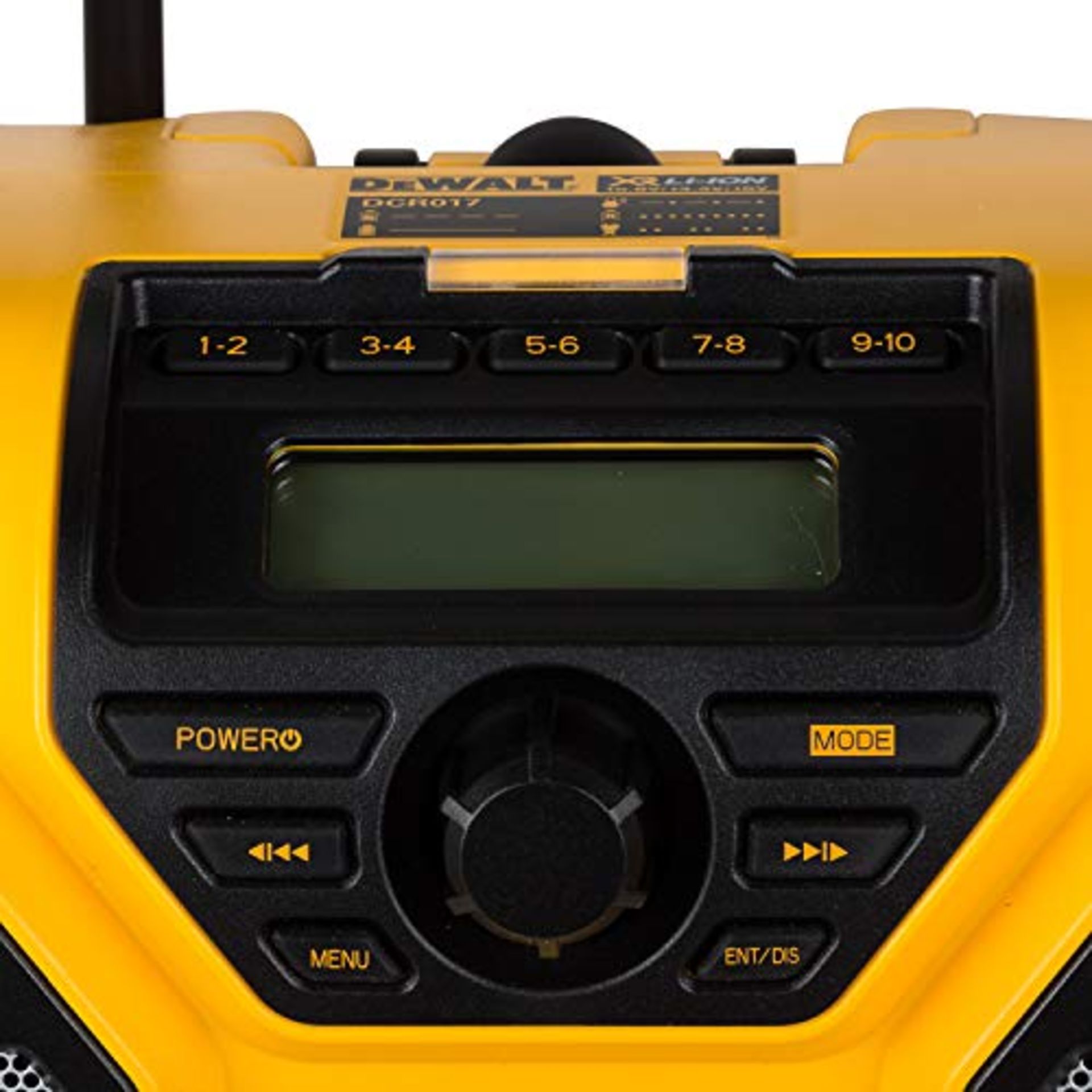 1 x Dewalt DCR017-QW DCR017 Site Radio with Charger Function XR-Li-Ion Battery or Mains Operated, 23 - Image 2 of 7