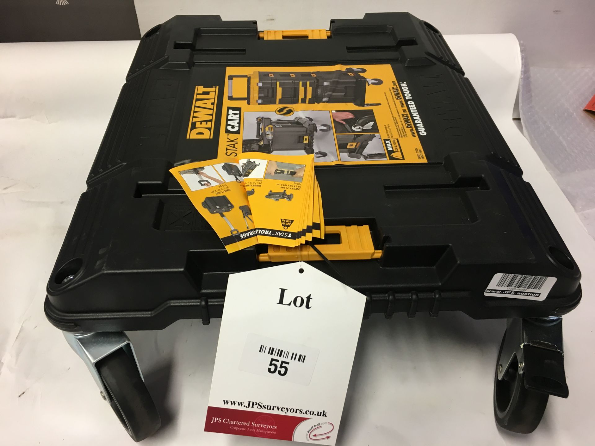 1 x Dewalt DWST1-71229 TSTAK System DW Cart, Yellow/Black, One Size | EAN: 0790295659112 | RRP £54.1 - Image 2 of 4