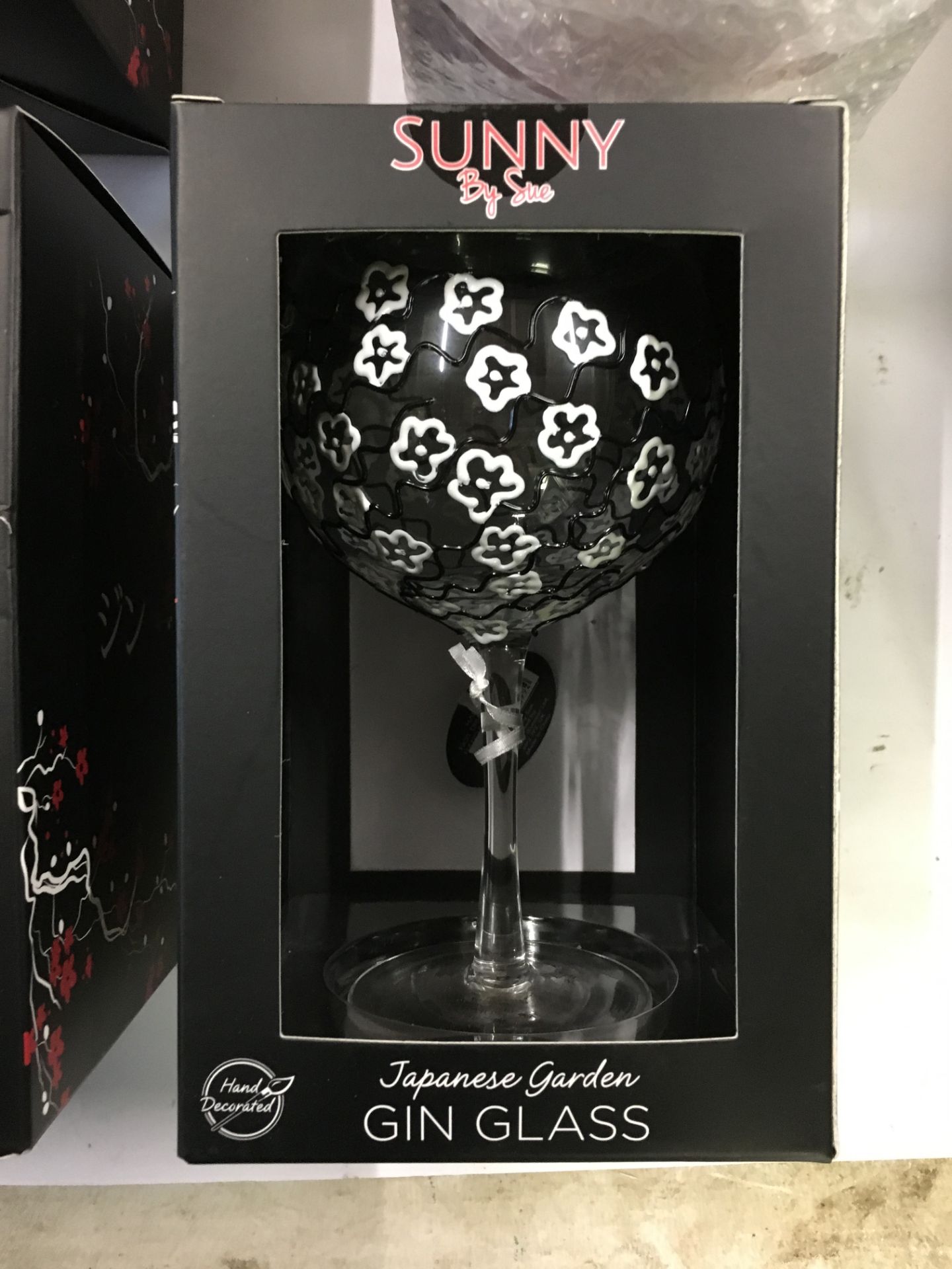 12 x Hand Decorated Gin Glasses (See Photos) - Image 3 of 3
