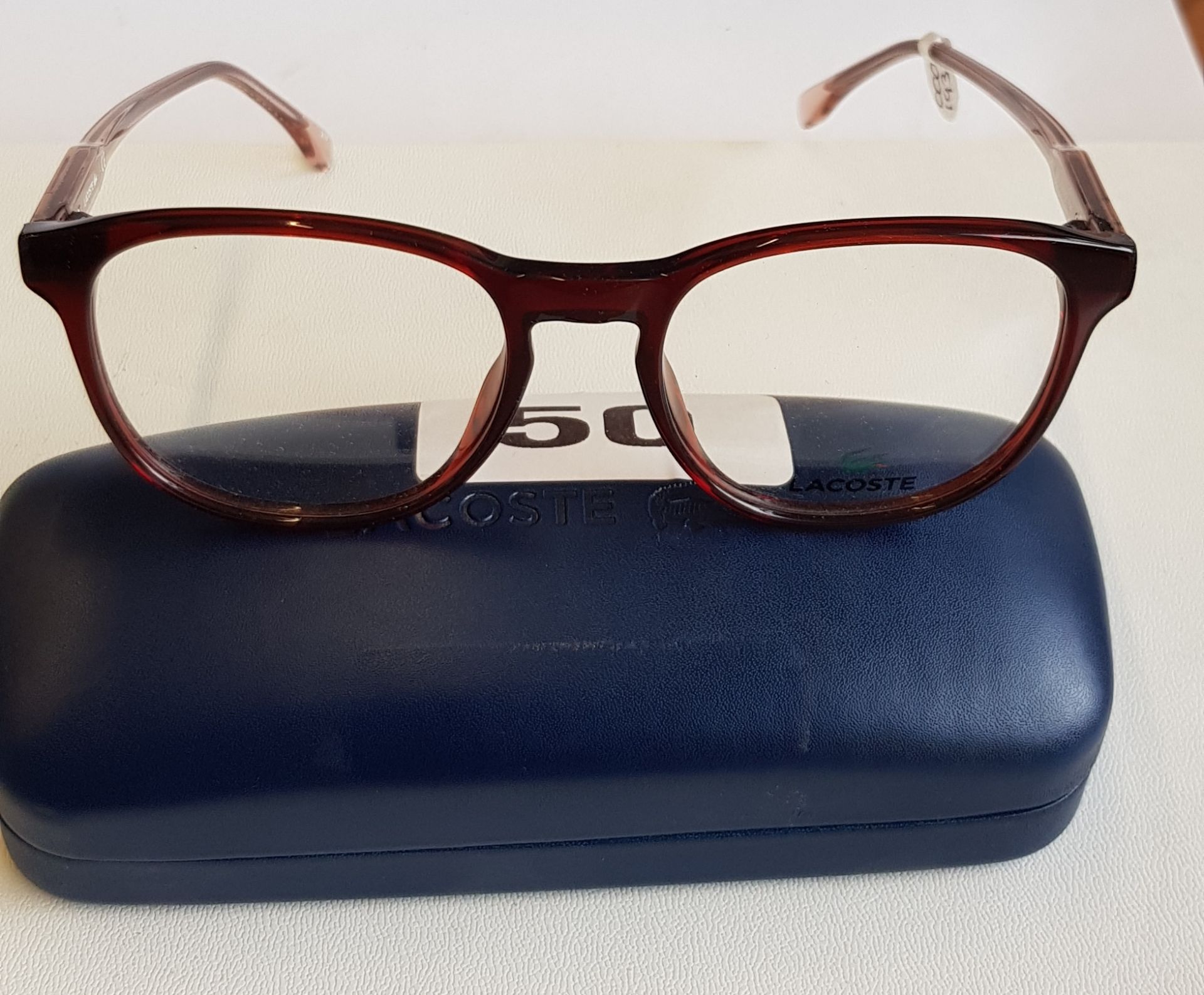 1 x Pair of Lacoste reading glasses