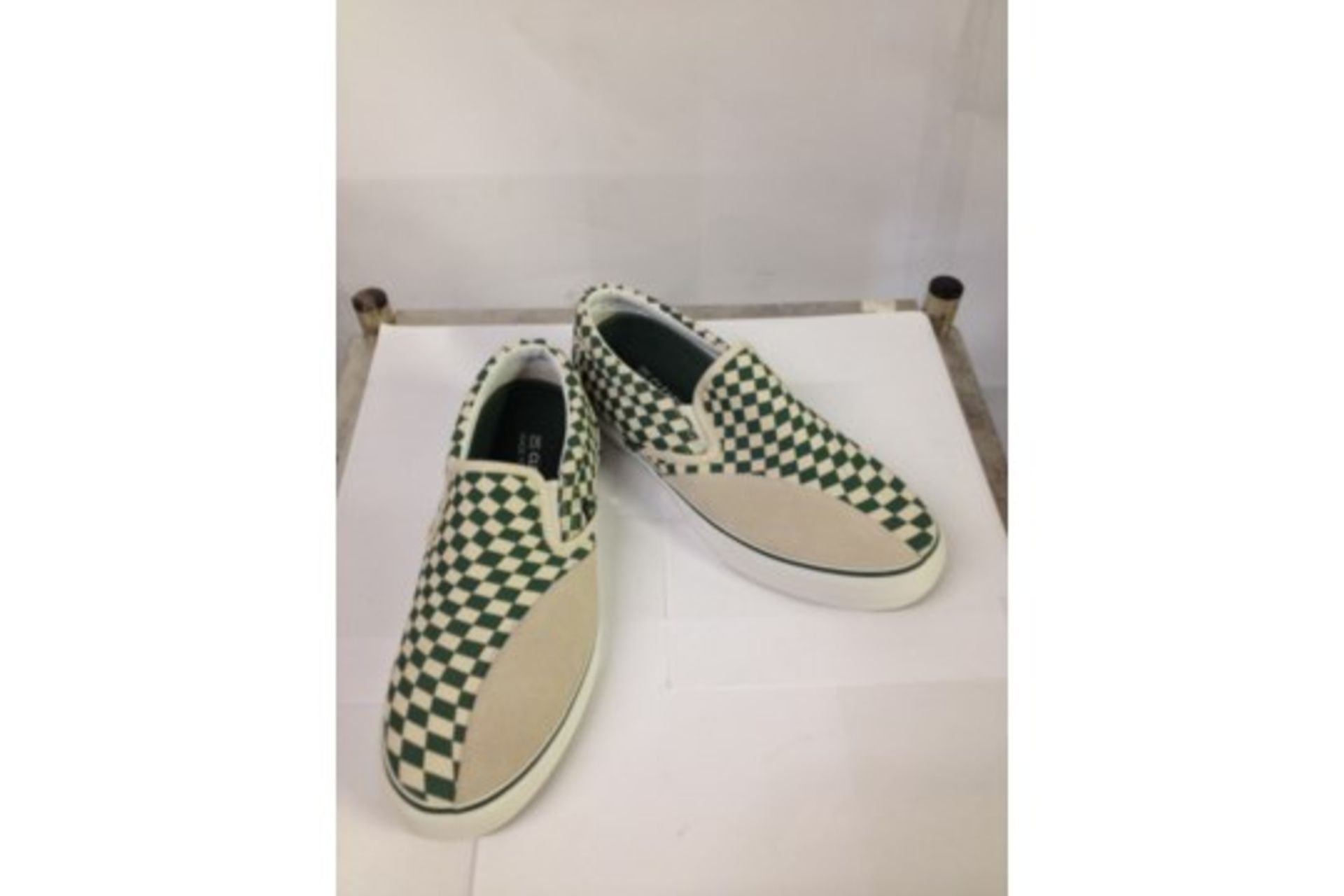 1 x Dodds Skate Shoe | Colour: Green Check Trip | UK Size: 7 | Unisex | RRP £ 55 - Image 2 of 2
