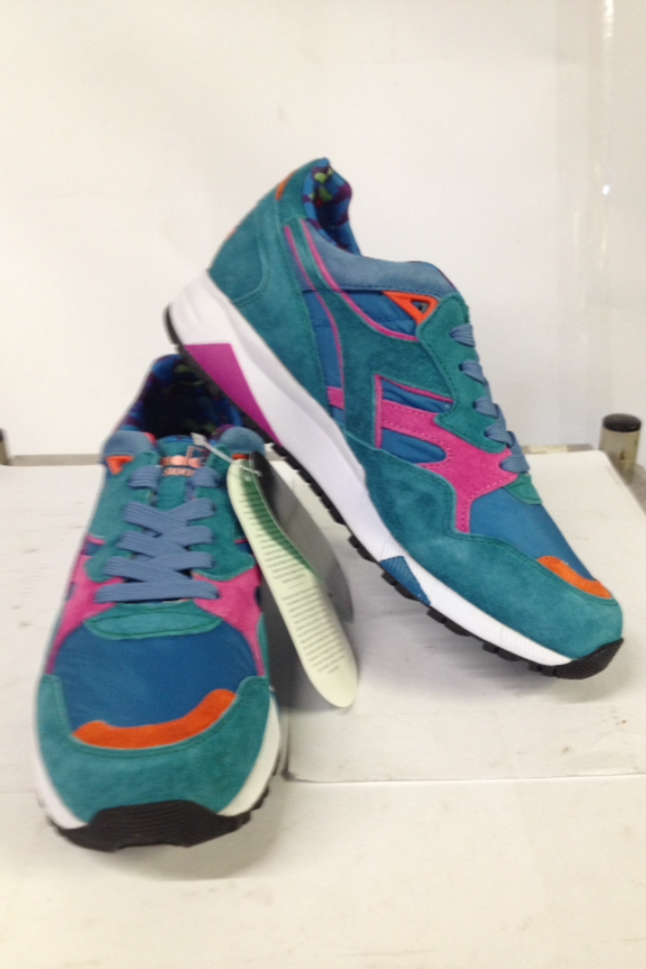 1 x Diadora Trainers | N9002 MII Valanga Azzurra | Colour: Emerald | UK Size: 7 | RRP £ 120