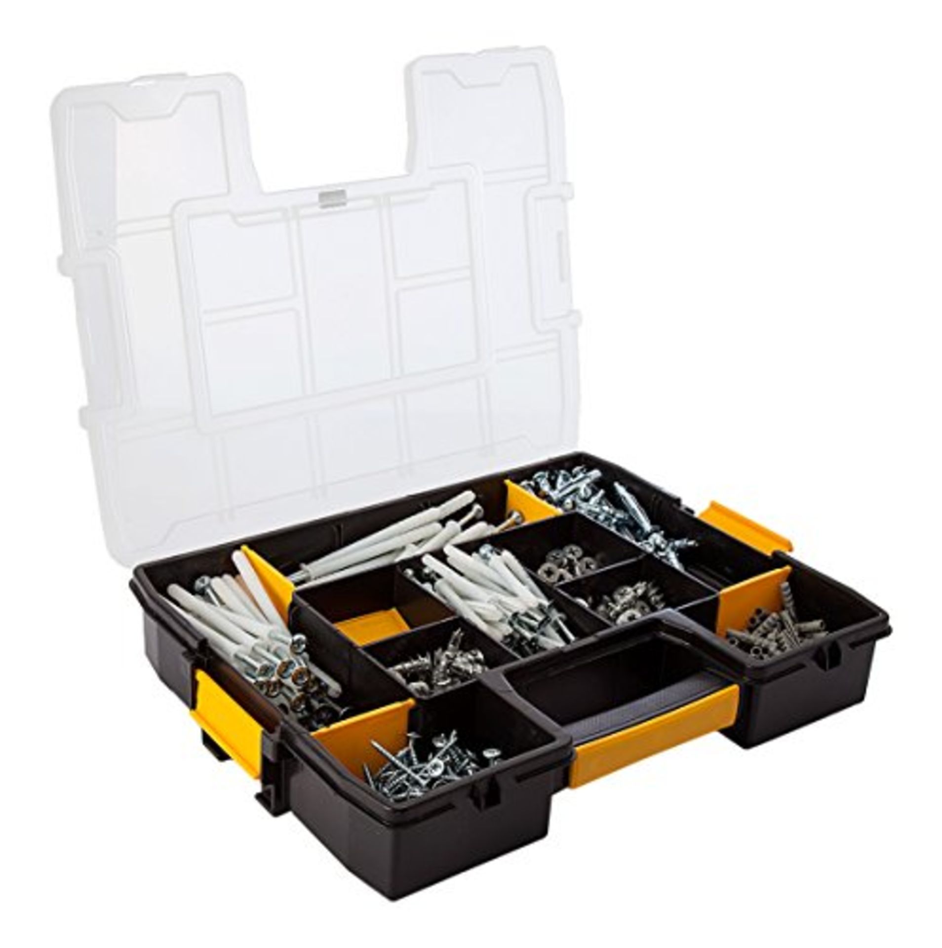 4 x Dewalt DFMJOMIX Mixed Anchor Kit - Black (350-Piece) | EAN: 5035048488676 | RRP £79