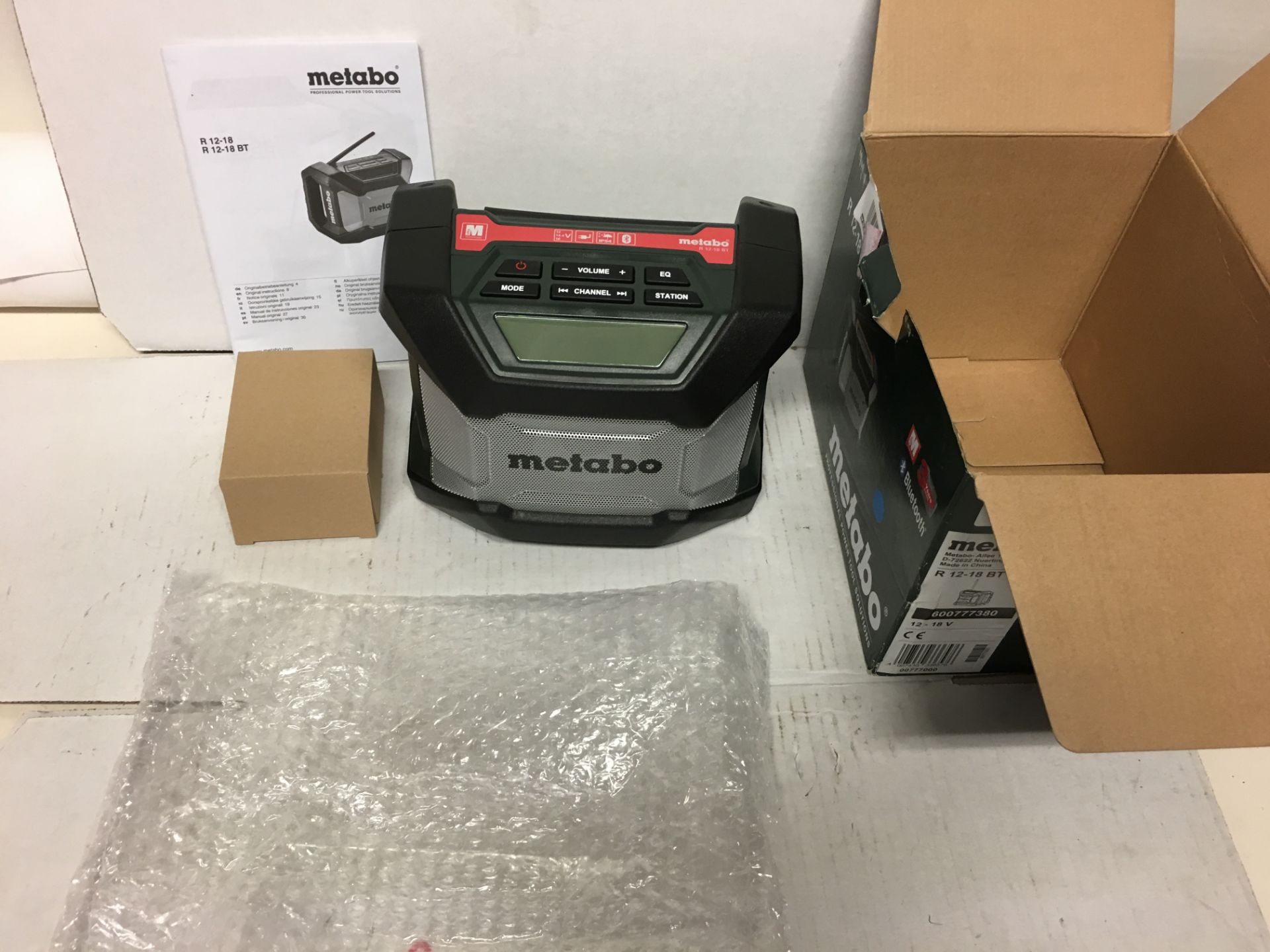 1 x Metabo R 12-18 BT (600777380) Cordless Worksite Radio (Bare Unit) | EAN: 4007430336576 | RRP £66 - Image 4 of 4