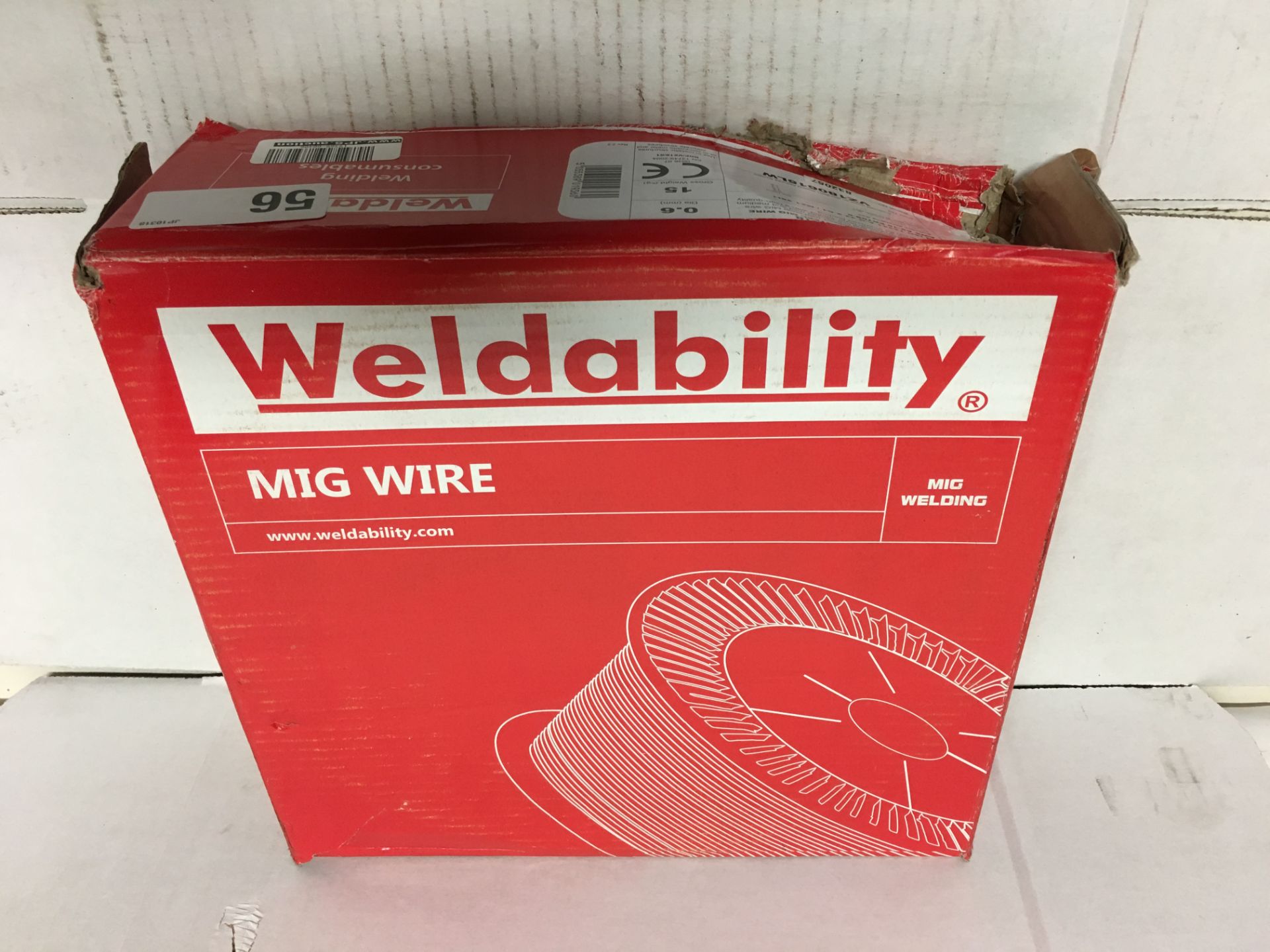 1 x Weldability Sif VZ180615LW A18/G3Si1 MIG Wire 0.6mm 15kg | EAN: 5055389019360 | RRP £51.9