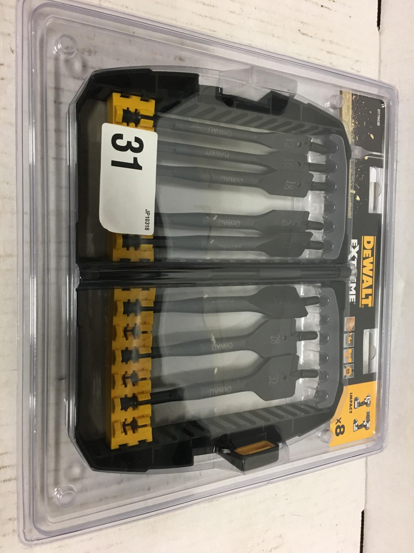 1 x DeWalt DT7943B-QZ Extreme Flatbit Tough Case Set | RRP £30