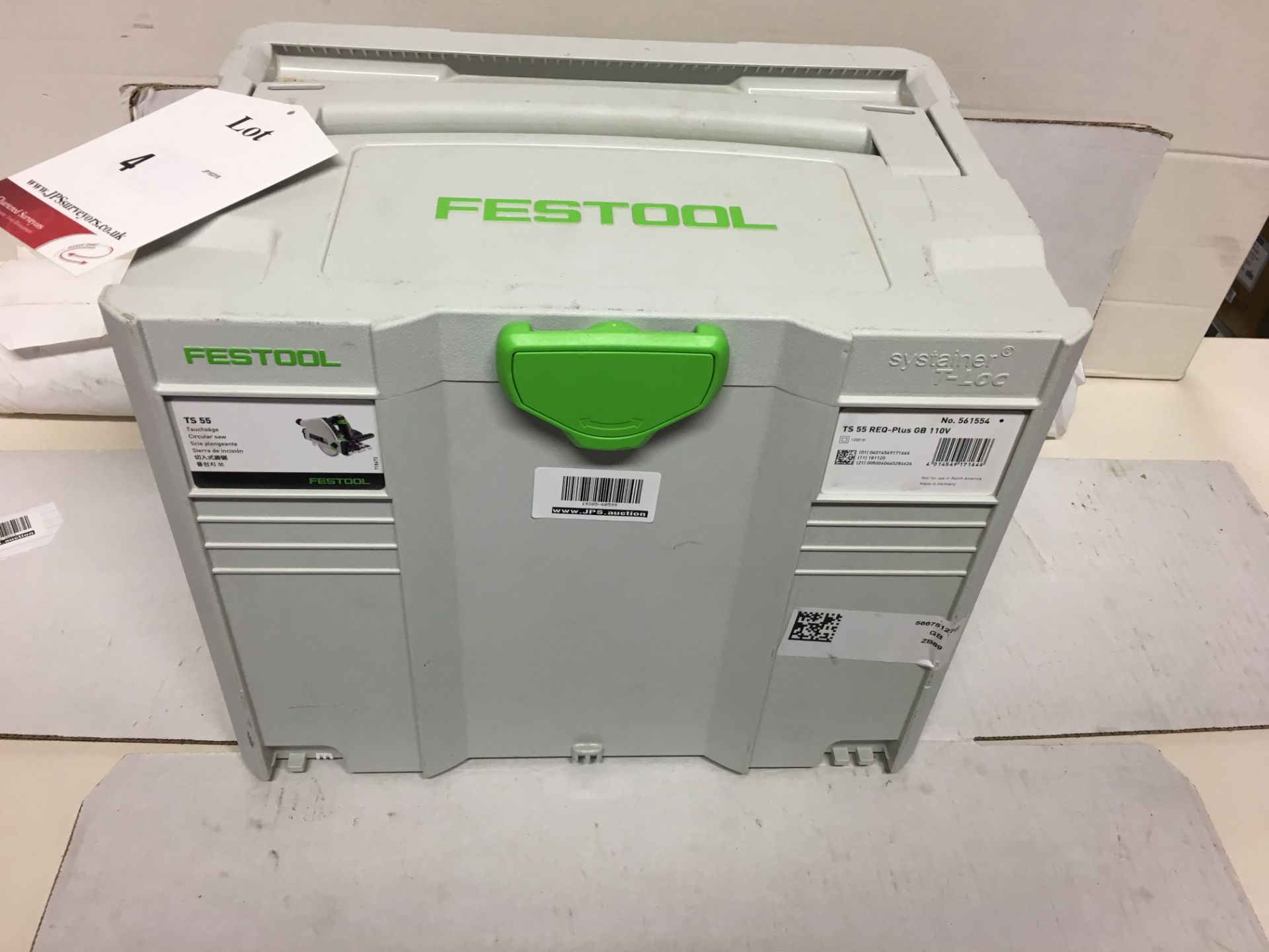 1 x Festool 561554 TS 55 REQ-Plus GB Plunge Cut Circular Saw , 110 V | RRP £440