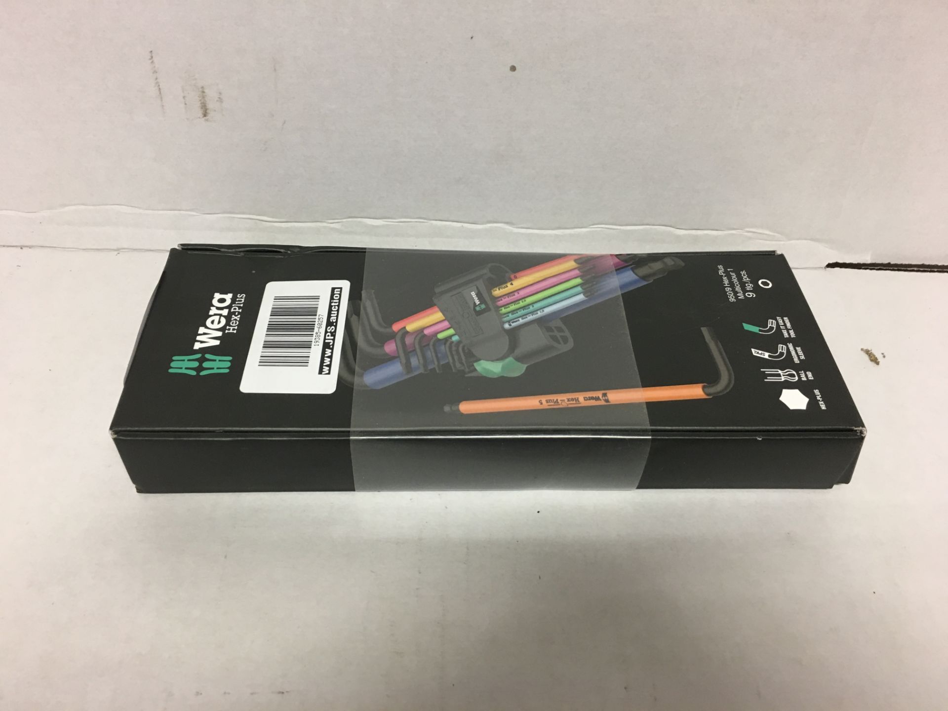 1 x Wera 950 SPKL/9 SM N SB Multicolour BlackLaser L-key set, 9pc, Metric, 1.5-10mm, 05073593001 |