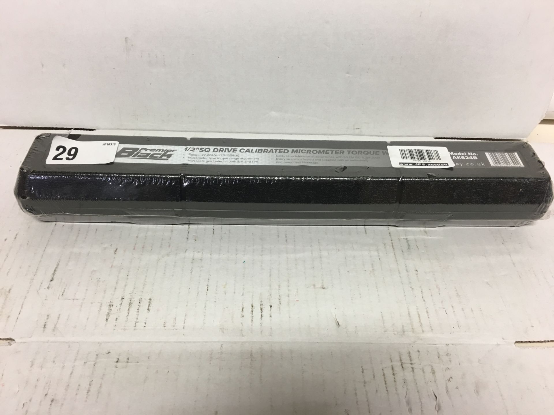 1 x Sealey AK624B 1/2"Sq Drive Calibrated Micrometer Torque Wrench Black Series | RRP £33