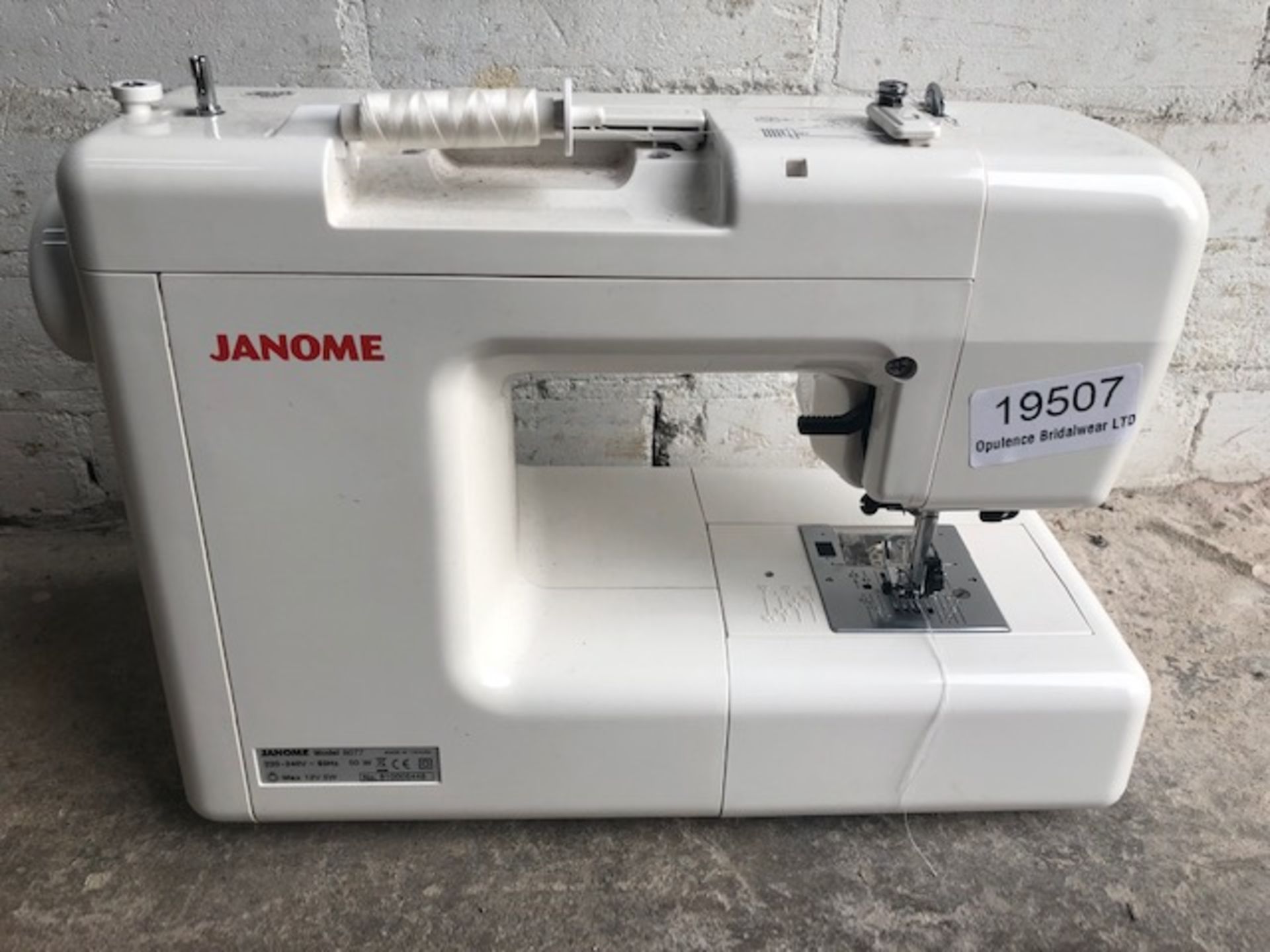 Janome 8077 Computerized Sewing Machine - Image 3 of 3