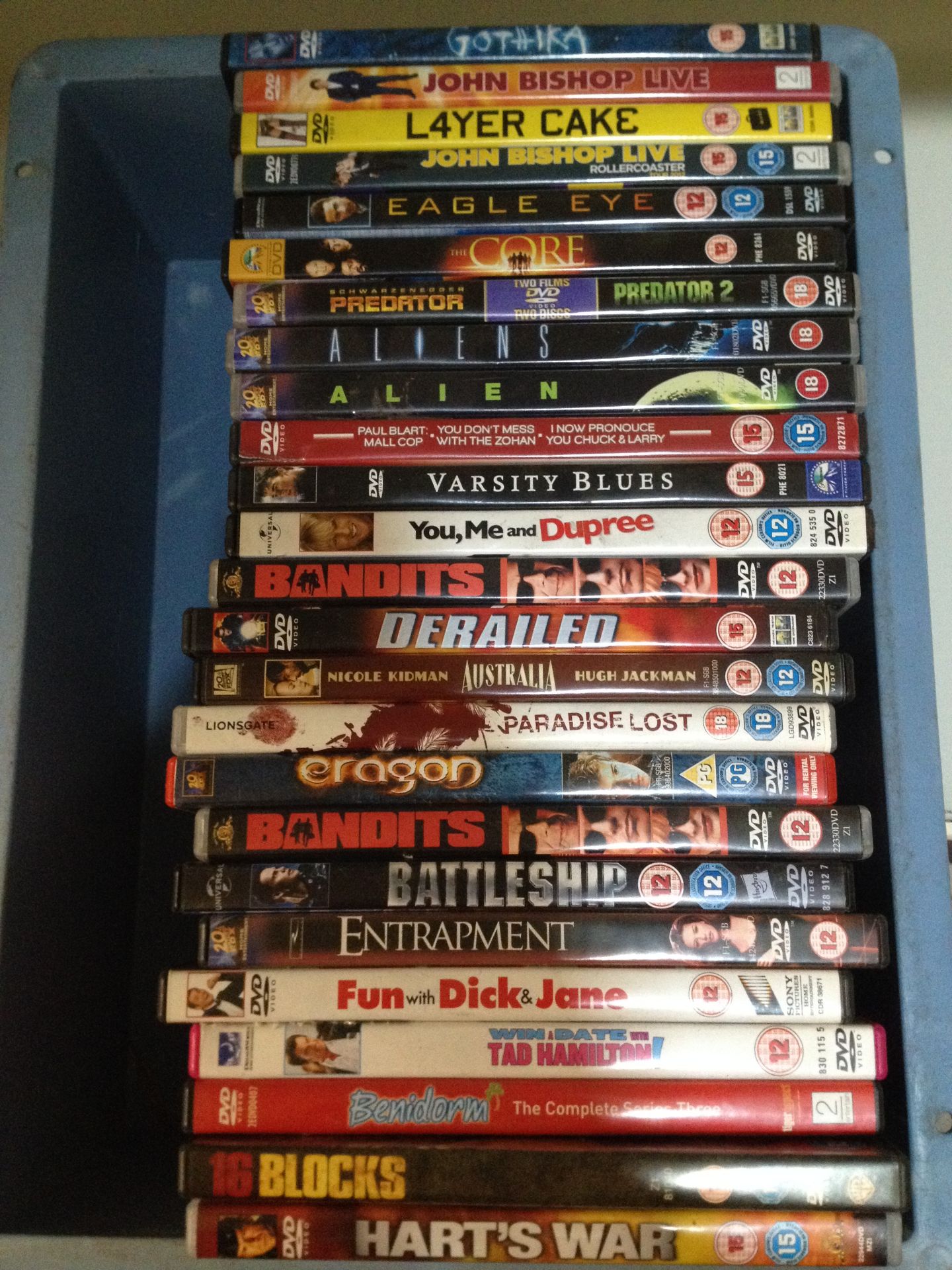 25 x Bundle of Various Unsealed DVD's (See Photos)