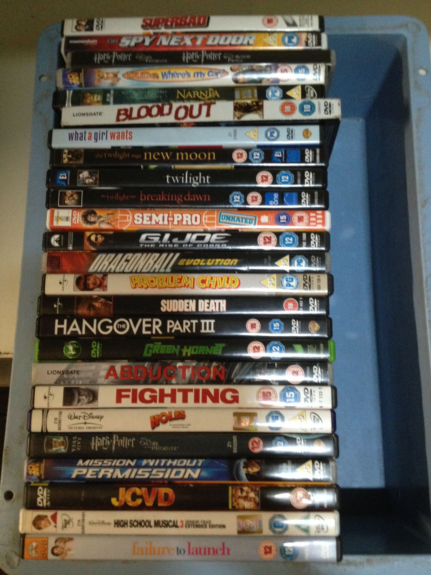 25 x Bundle of Various Unsealed DVD's (See Photos)