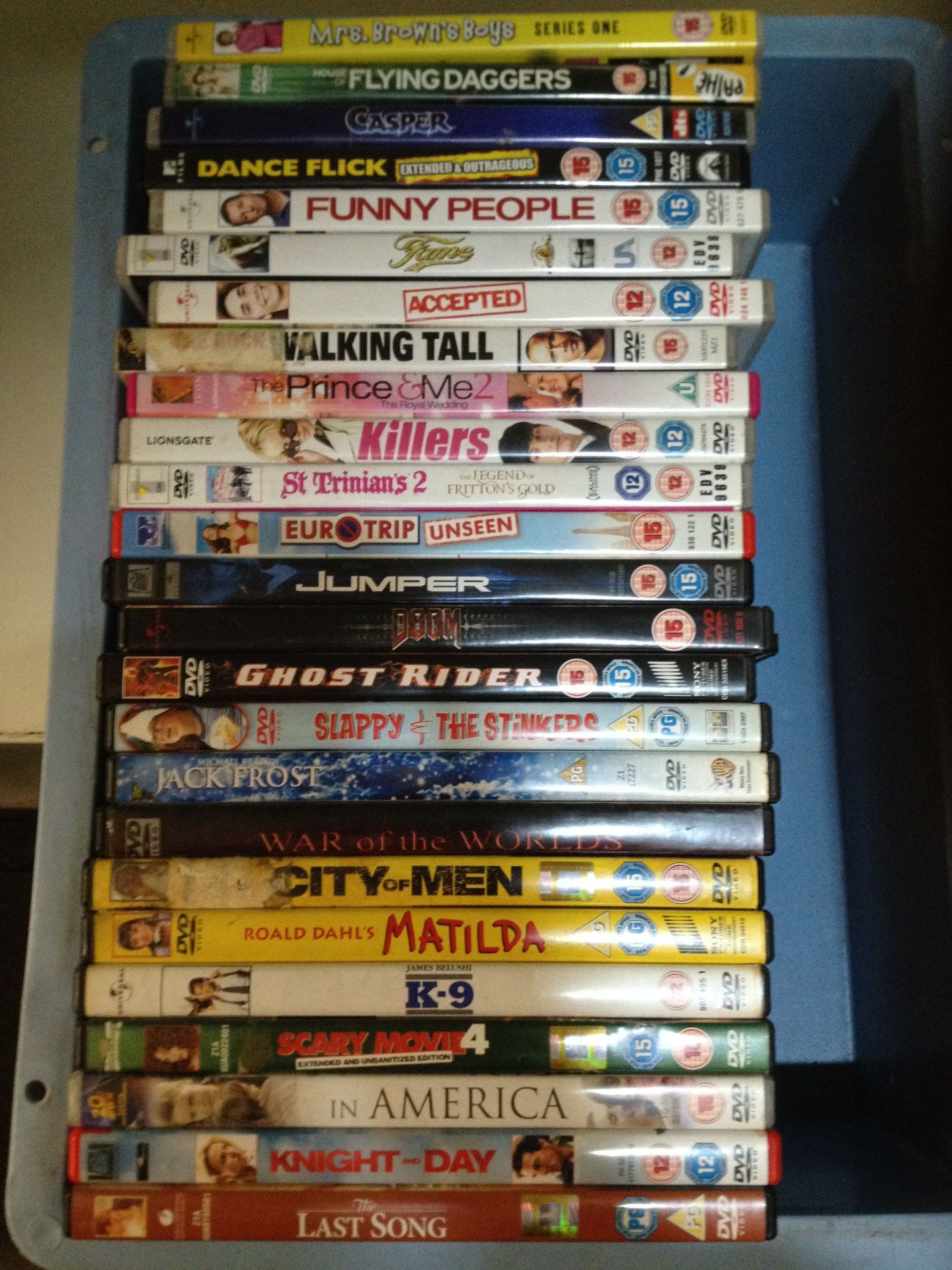 25 x Bundle of Various Unsealed DVD's (See Photos)