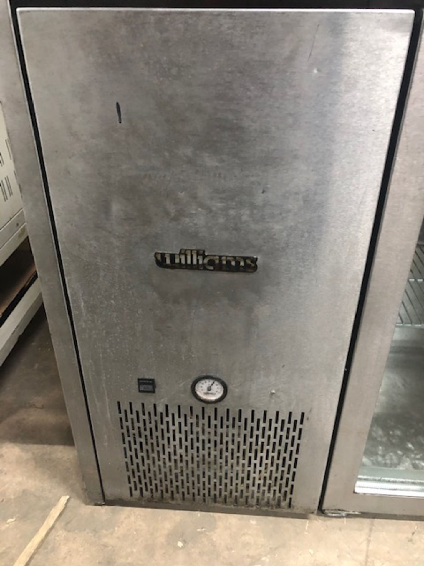 Williams TBB2GSS Stainless Steel Refrigerated Unit w/ Shelving & Glass Doors - Image 2 of 7