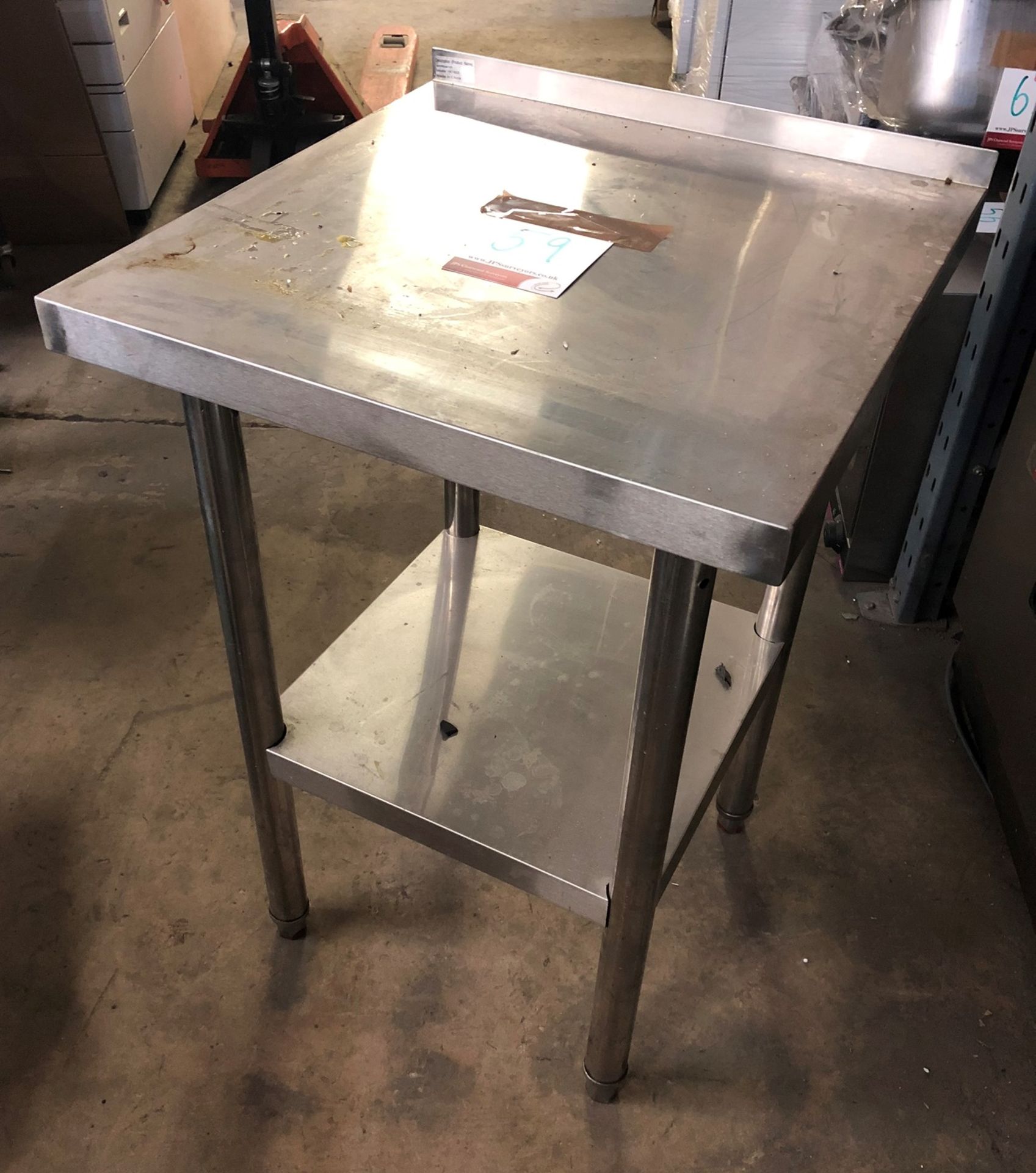 Stainless Steel Preparation Table w/ Undershelf