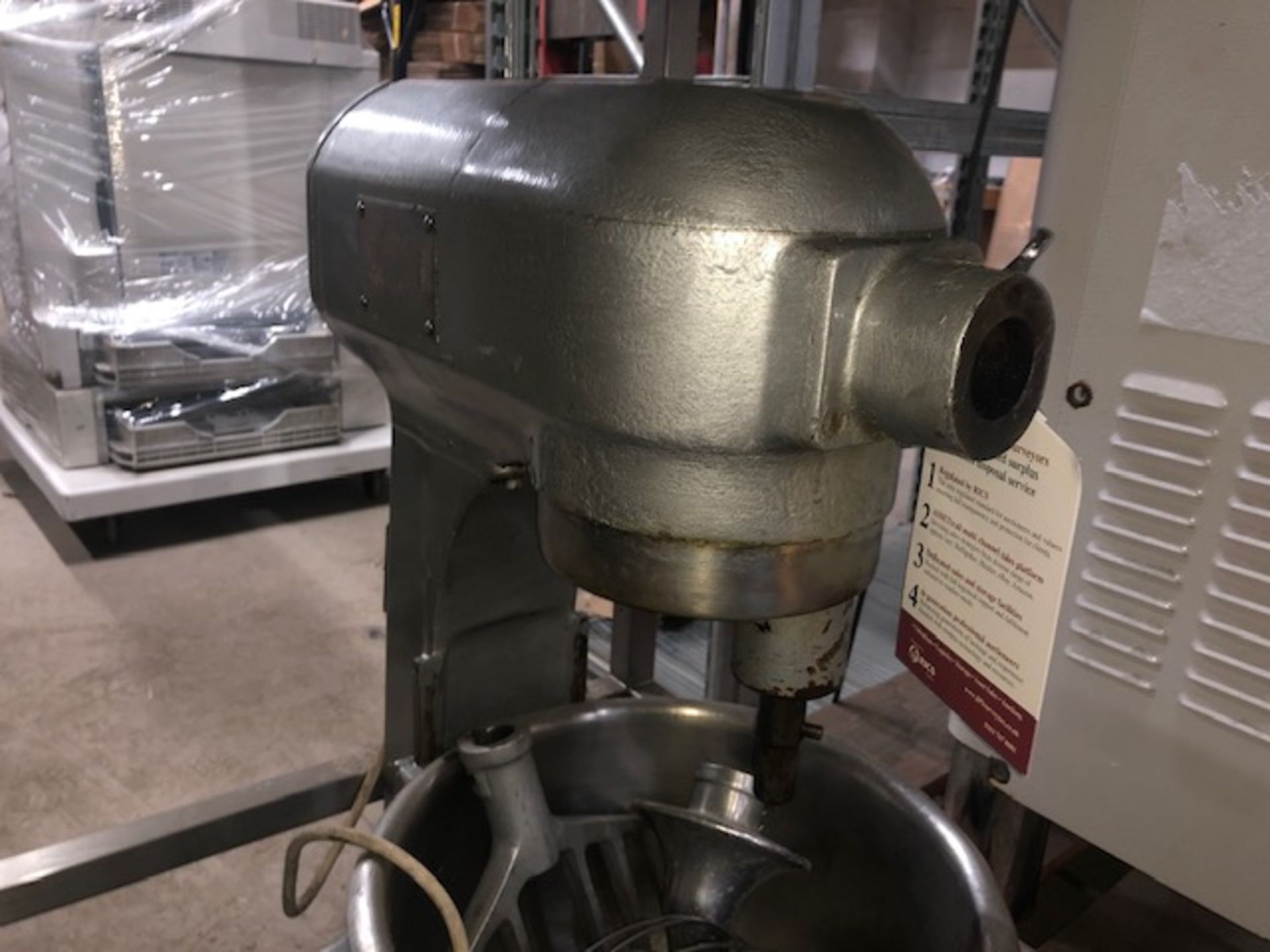 Hobart AE200 Planetary Dough Mixer w/ Bowl & Attachment - Image 4 of 5