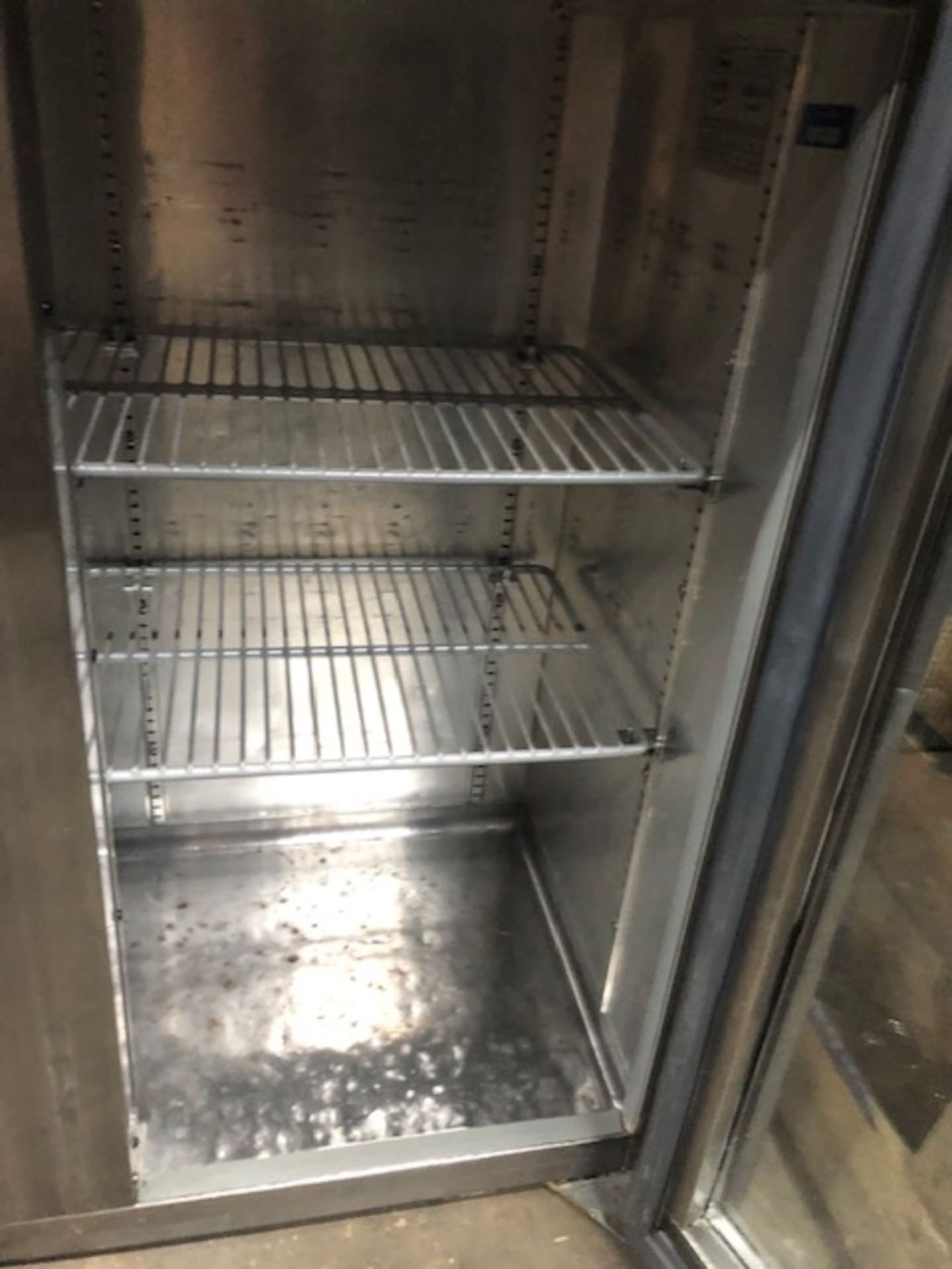 Williams TBB2GSS Stainless Steel Refrigerated Unit w/ Shelving & Glass Doors - Image 6 of 7