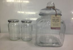 24 x various glassware/jars, as per descripiton