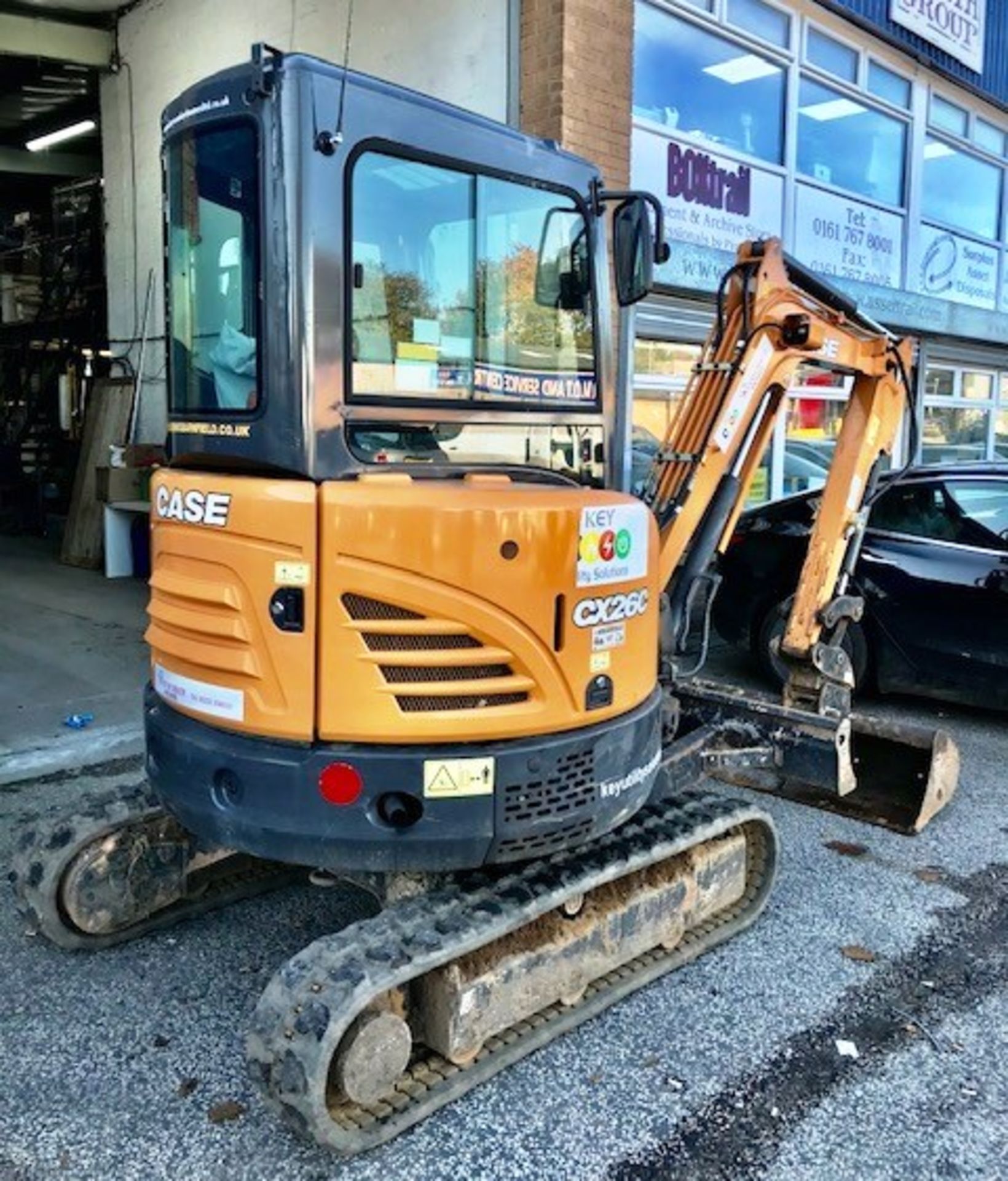 Case CX26C Mini Excavator | 2017 | Hours: 708 | w/ Indespension Trailer & 3 x Buckets - Image 2 of 20