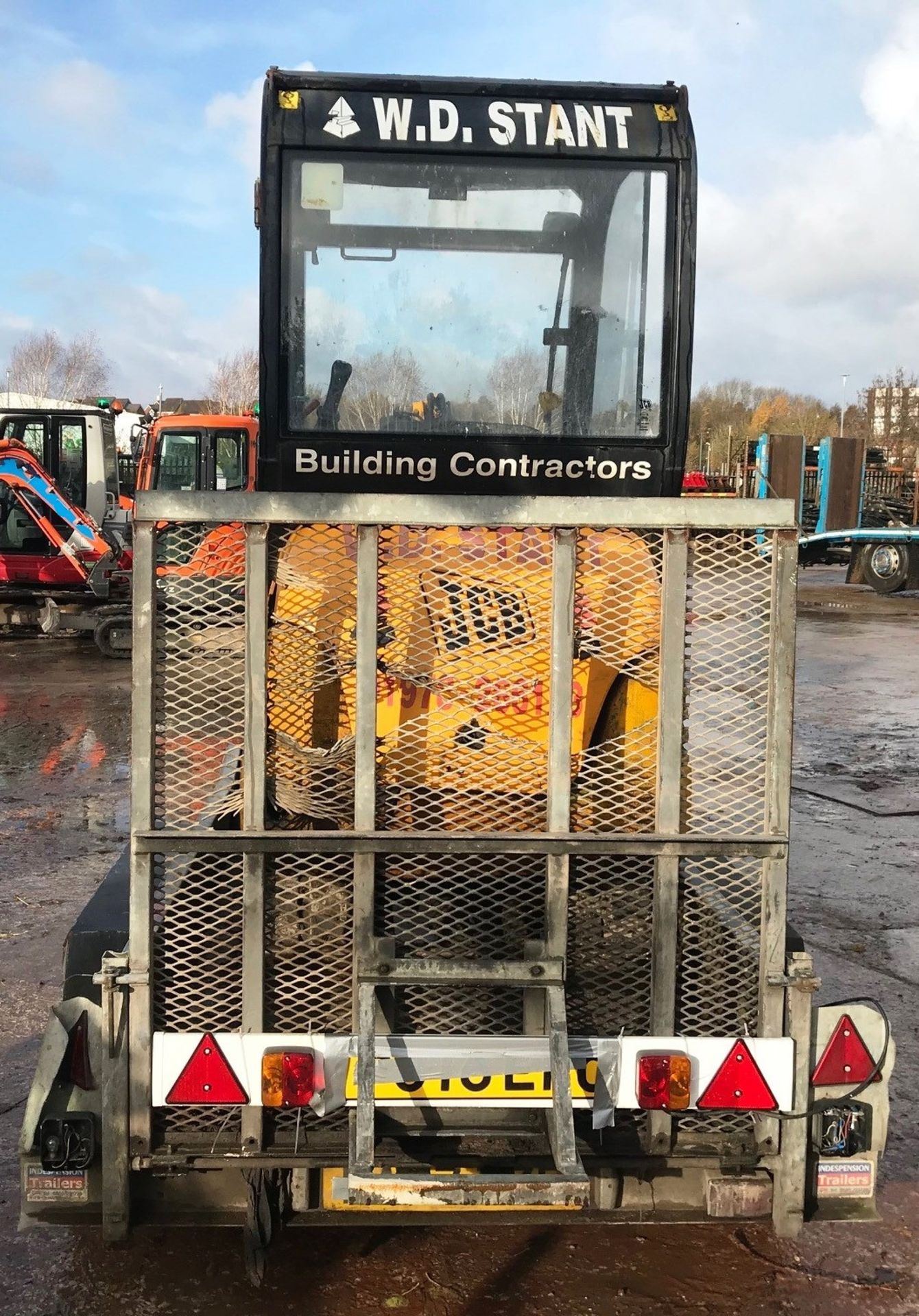 JCB 8015 1.5T Mini Digger w/ Trailer & 3 x Buckets - Image 2 of 8