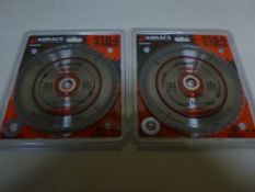 2 x Abracs TCT18448 Circular Saw Blade 184mm x 30mm x 48T | EAN: 5056269500084 | RRP £15.98