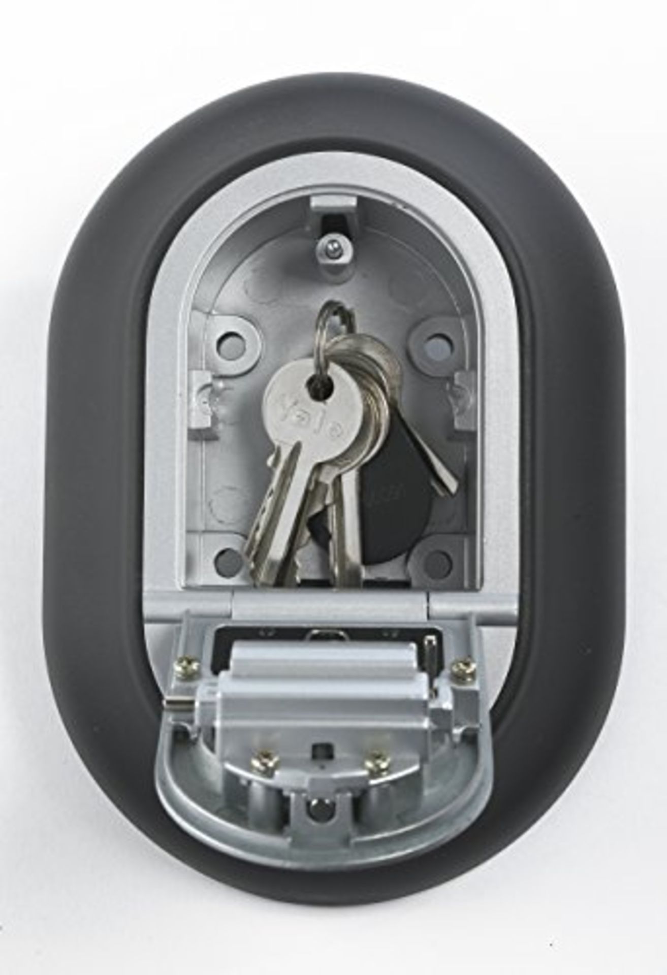 1 x Yale Y500/187/1 Combination Key Safe Box, 4-Digit Combination, Wall Mounted, Black/Silver Finish - Image 2 of 4