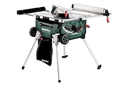 1 x Metabo TS 36-18 LTX BL 254 Brushless Table Saw Body With Stand & Trolley Function 613025850 | EA