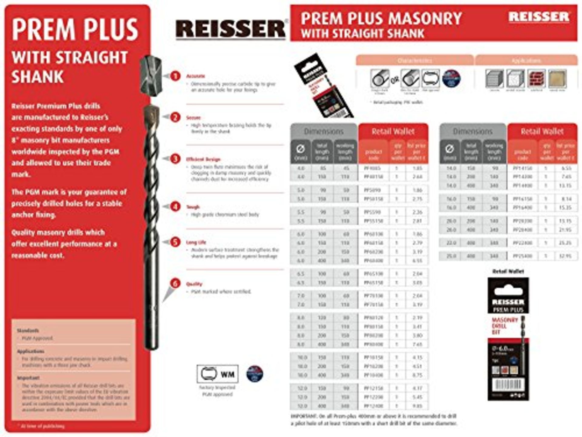 53 x Reisser drill bits, as listed | RRP £ 330.29 - Bild 3 aus 6