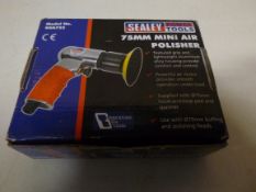 1 x Sealey GSA722 Ø75mm Mini Air Polisher | EAN: 5051747591974 | RRP £65.94