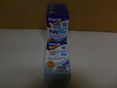 4 x Polycell Multi-Purpose Polyfilla, 450 g - White 20211 | EAN: 5010567012212 | RRP £11.72