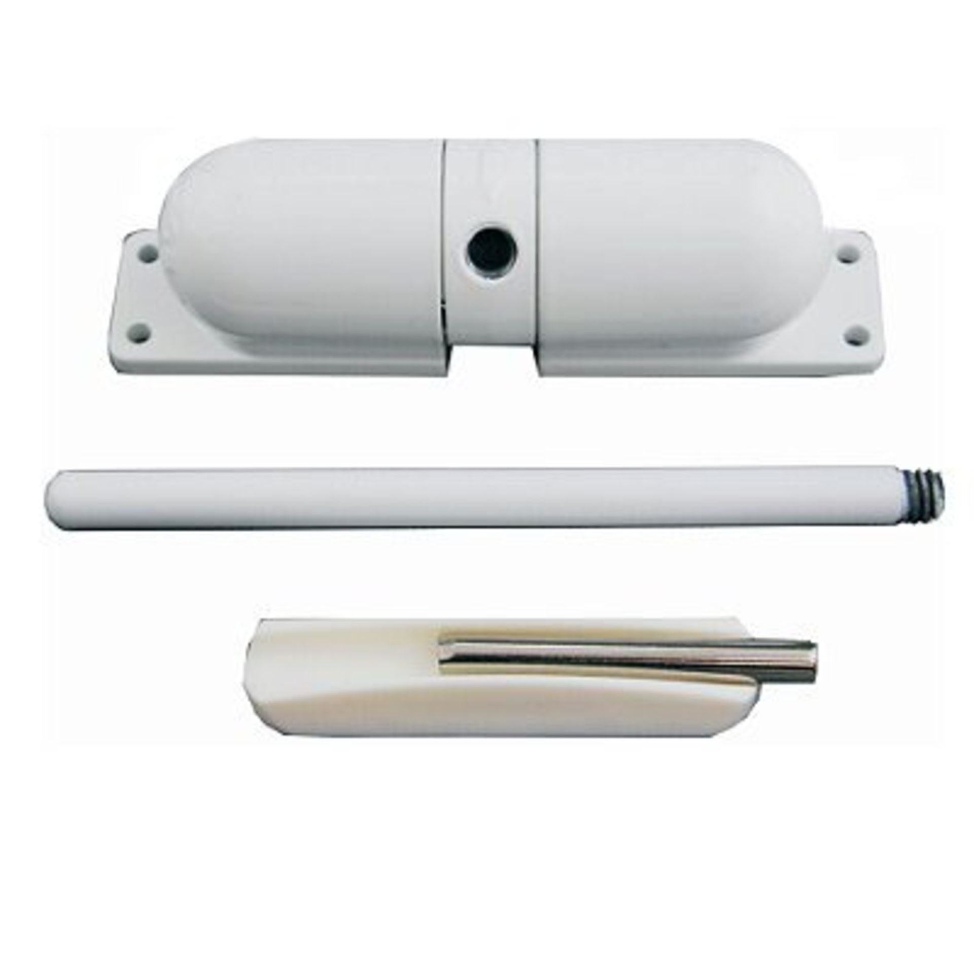 24 x Gibcloser Surface Mounted Spring Door Closer - 23.5 x 16.5 x 3.5cm White Pre-Packed VDTAZ012 |