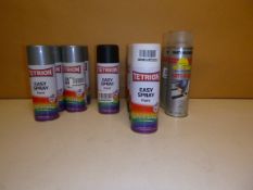 13 x Various spray paints, as listed | RRP £ 138.05
